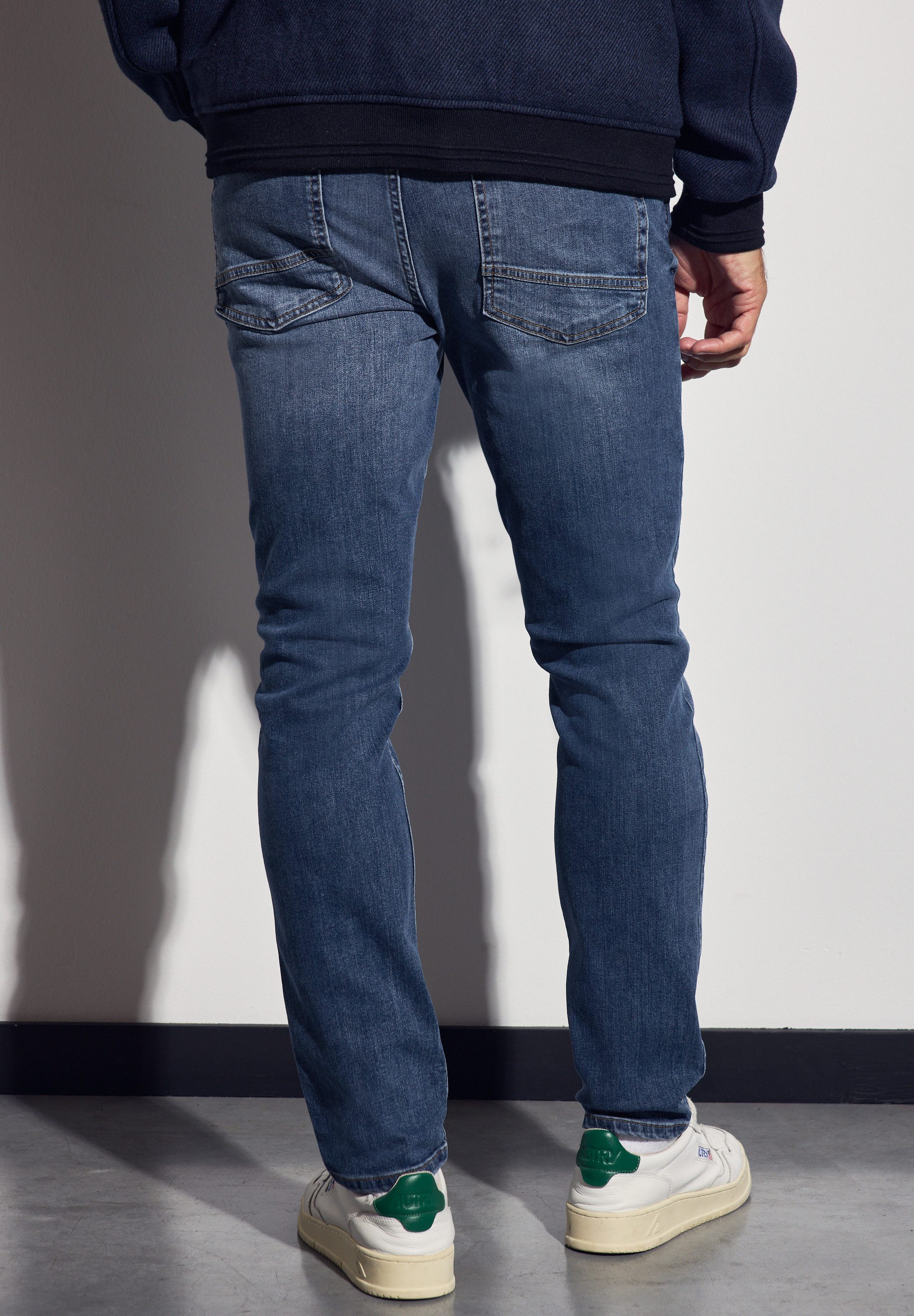 STREET ONE MEN Slim-fit-Jeans 5-Pocket-Style