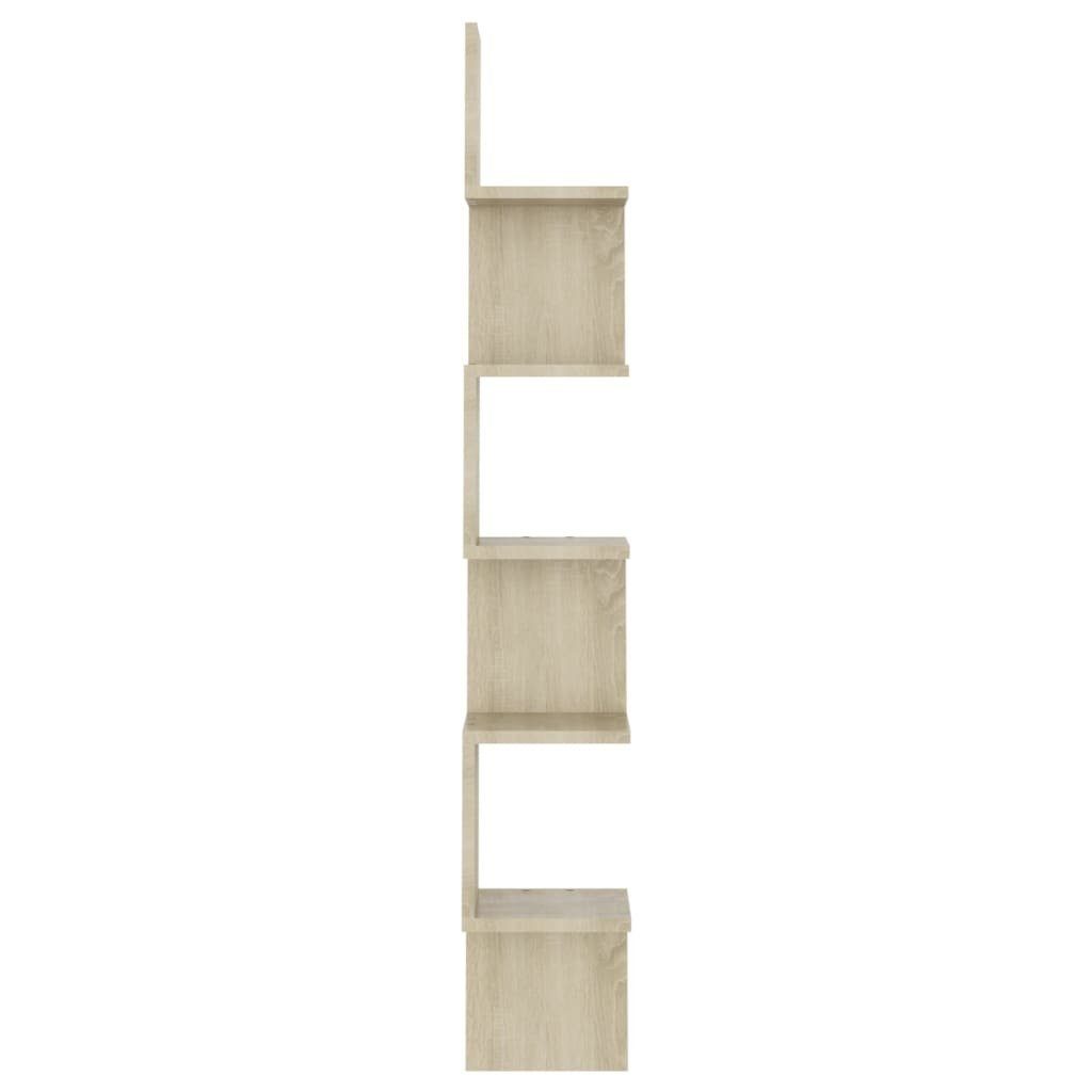 Holzwerkstoff Sonoma-Eiche Wand-Eckregal cm Wandregal 20x20x127,5 furnicato