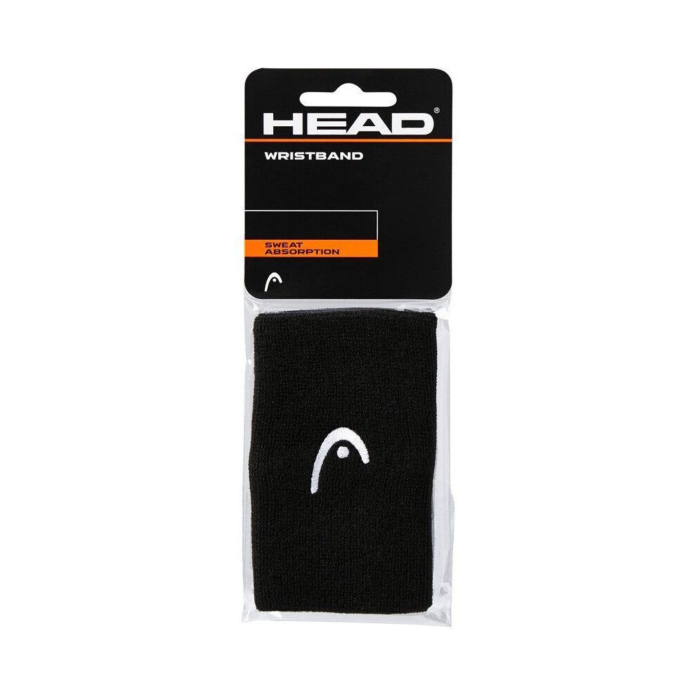 Head Schweißband Schweißbänder Head Wristband 5'' Black (2 ST)