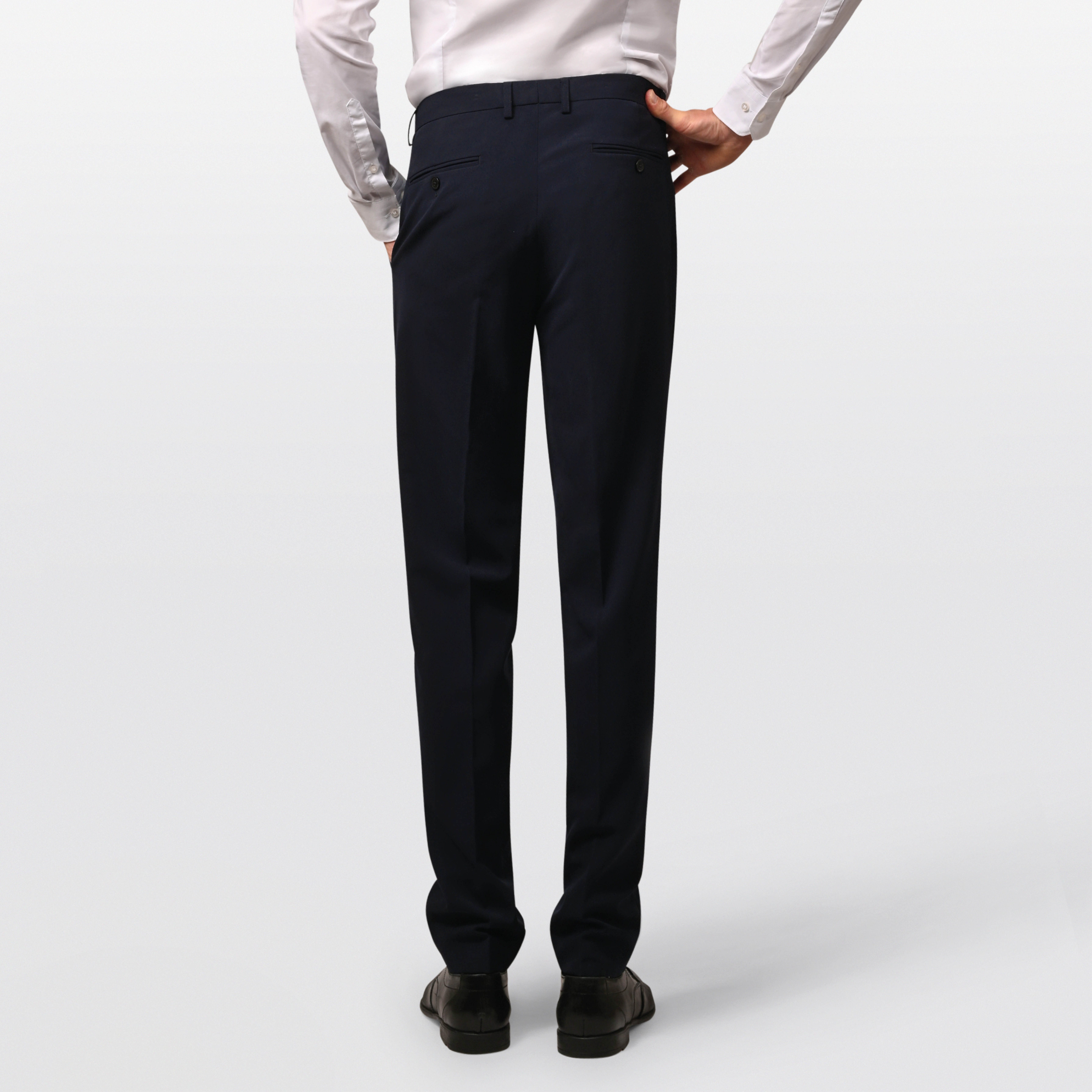 Hirschthal Anzughose Herren Business Anzughose Slim-Fit in Lang- und Normalgrößen