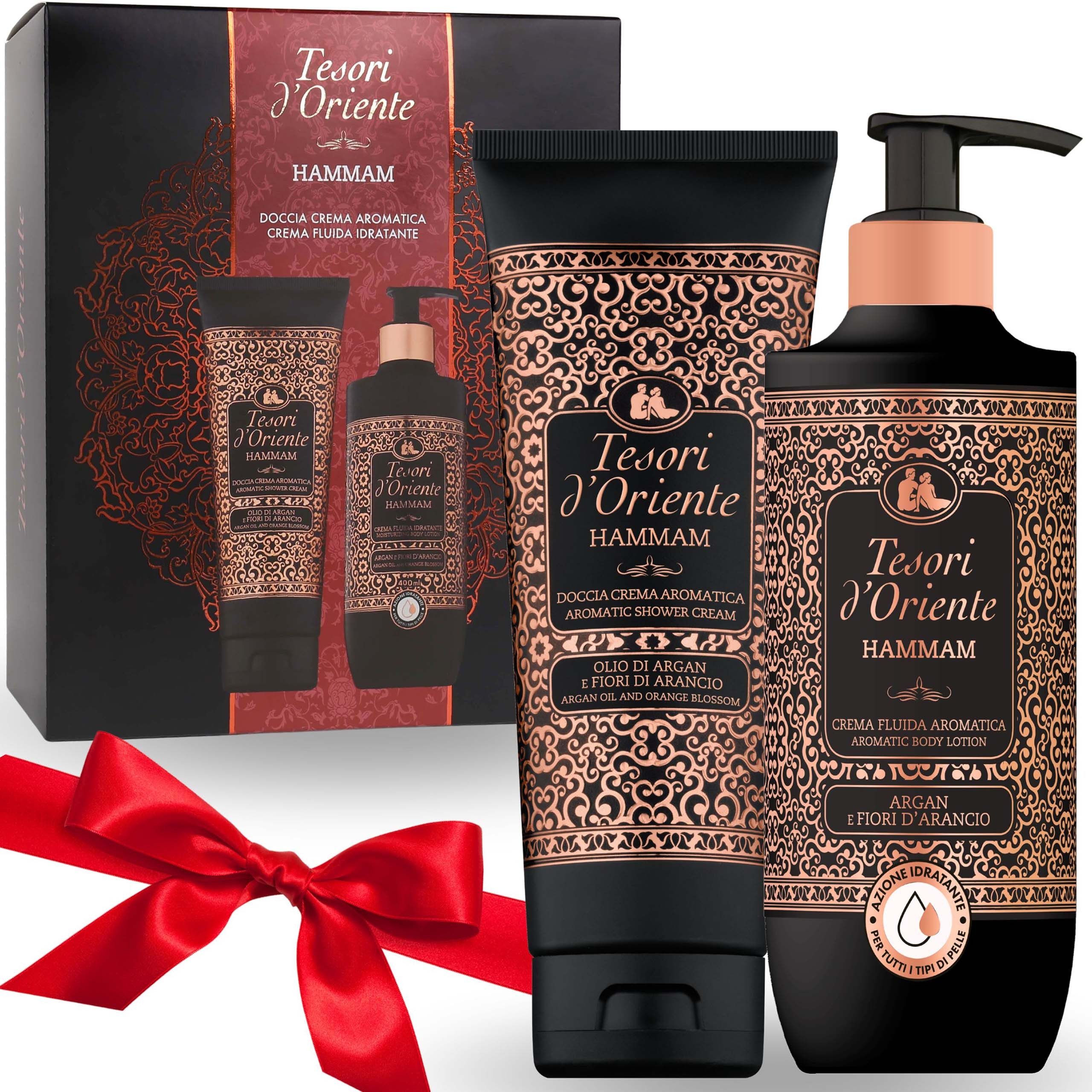 Tesori d´Oriente Körperpflegemittel Tesori d'Oriente Hammam Geschenkset, Körperbalsam & Duschgel