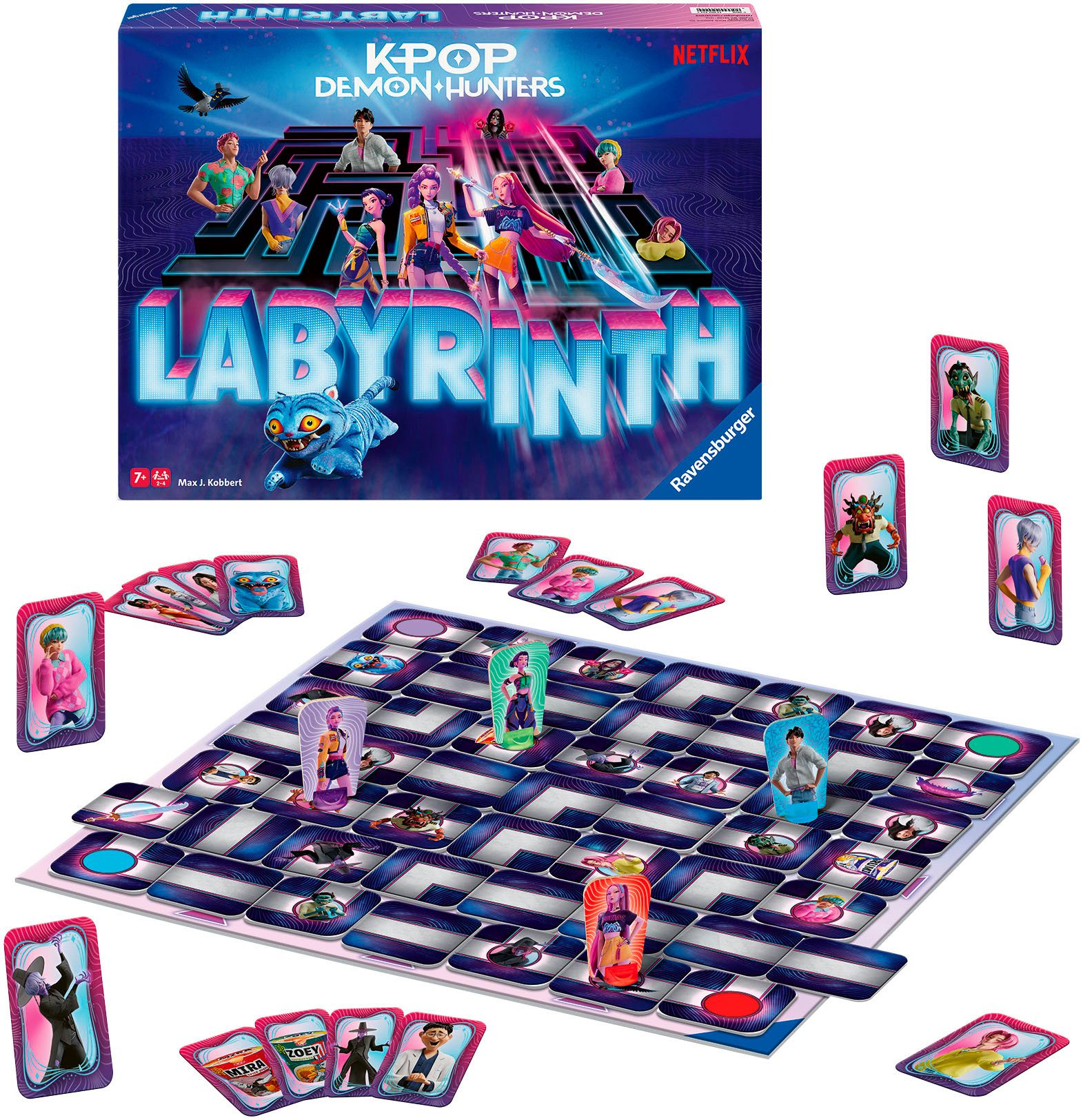 Ravensburger Spiel K-Pop Demon Hunters Labyrinth, Gesellschaftsspiel, Made in Europe