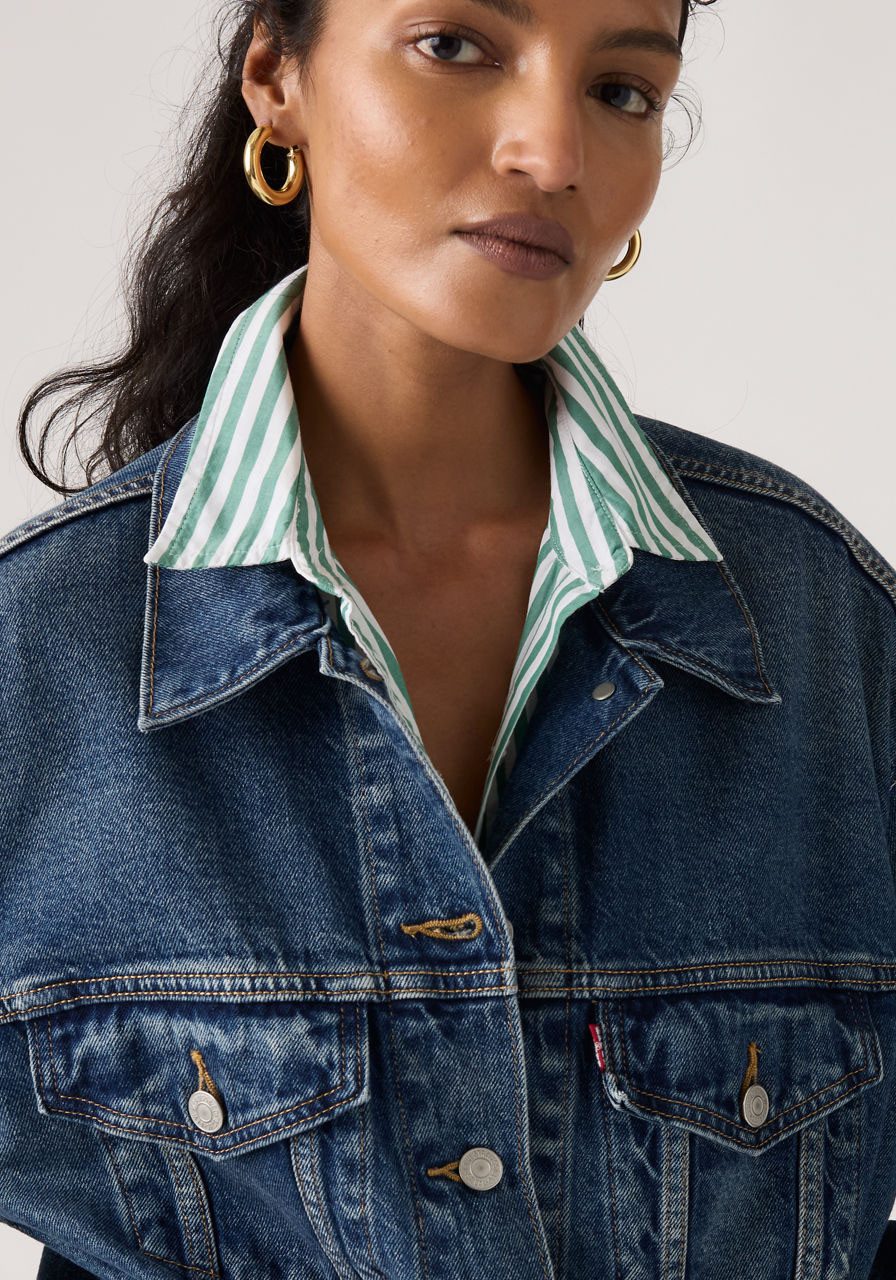 Levi's® Jeansjacke 90S TRUCKER mit Umlegekragen