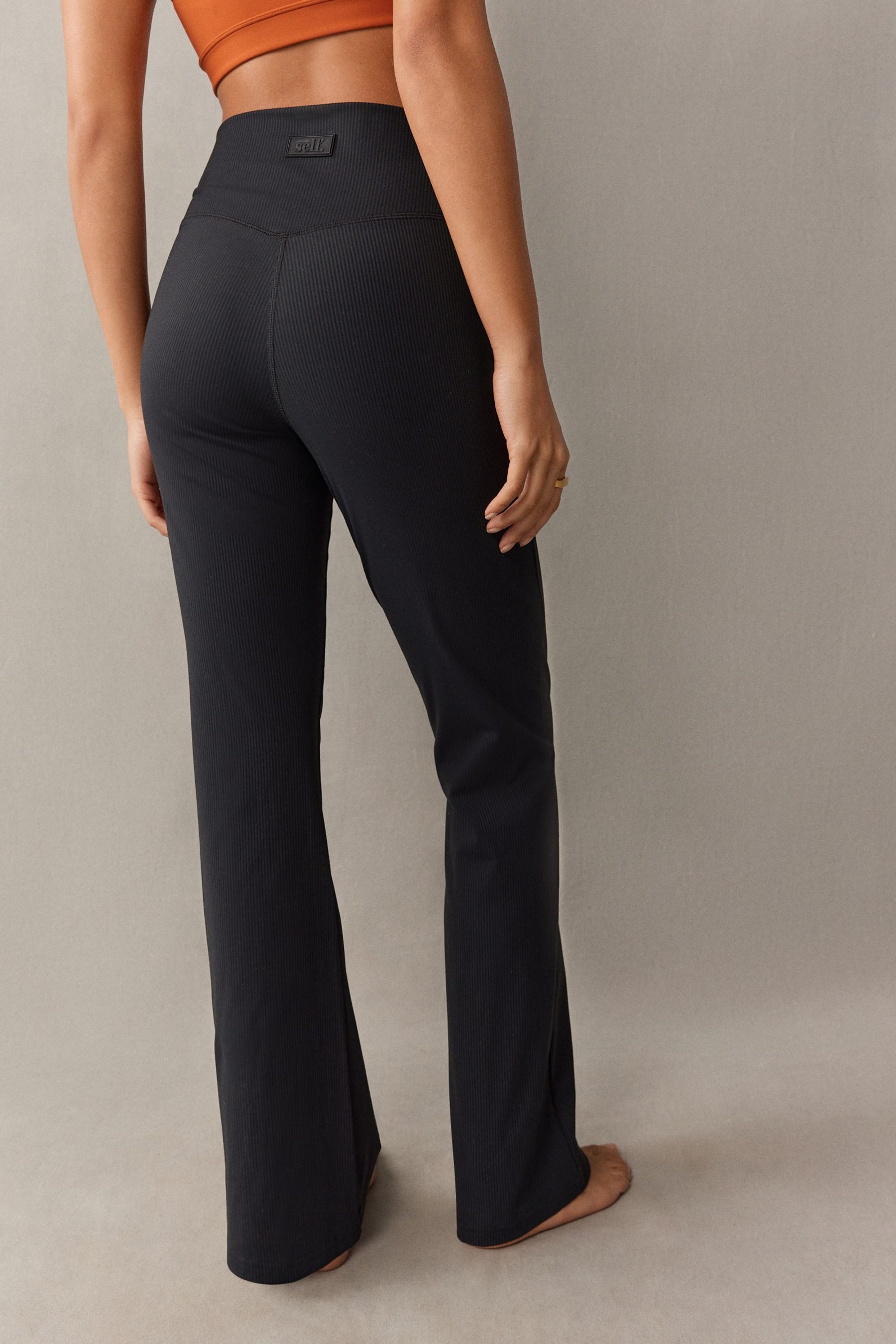 self Leggings Self. Weite gerippte Leggings (1-tlg) günstig online kaufen