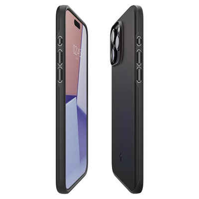 Spigen Backcover Spigen Thin Fit for iPhone 15 Pro Max Black