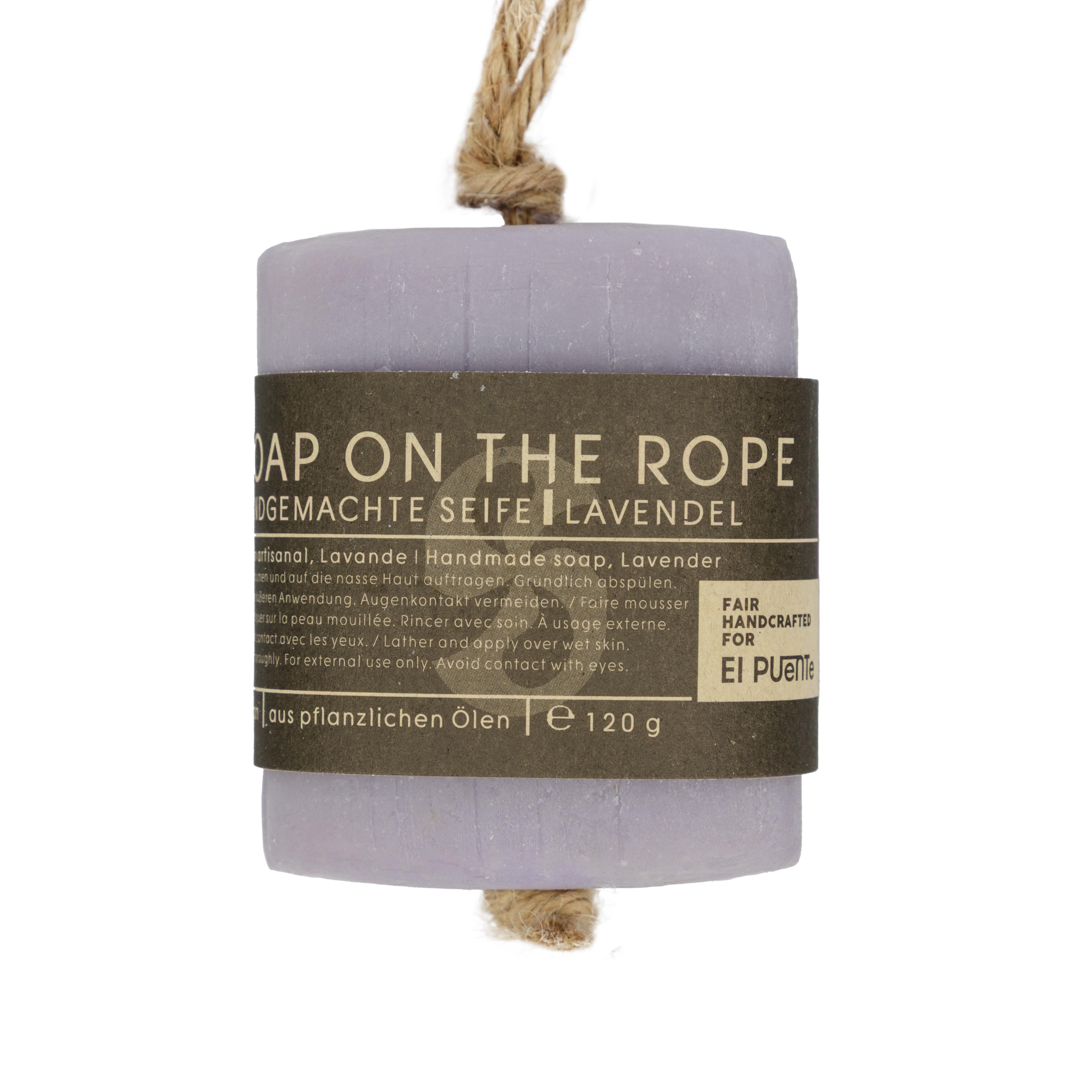 El Puente Handseife Seife "Soap on the rope", Vegan, Handmade