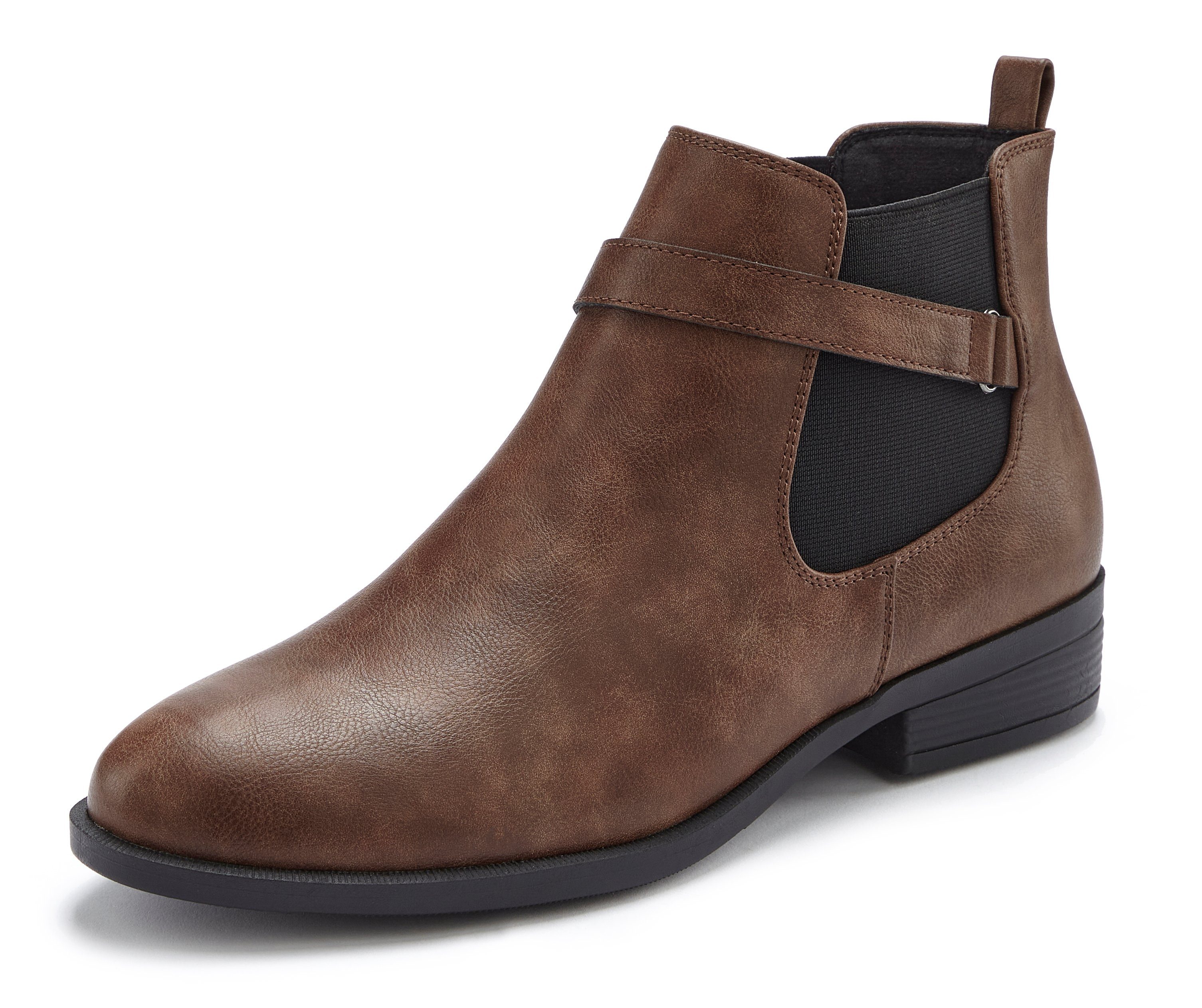 Vivance Chelseaboots mit Stretch-Einsatz, Stiefelette, Ankle Boots VEGAN