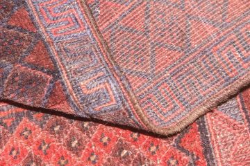 Wollteppich Kelim Afghan Teppich handgewebt braun, morgenland, rechteckig, Höhe: 6 mm, Kurzflor