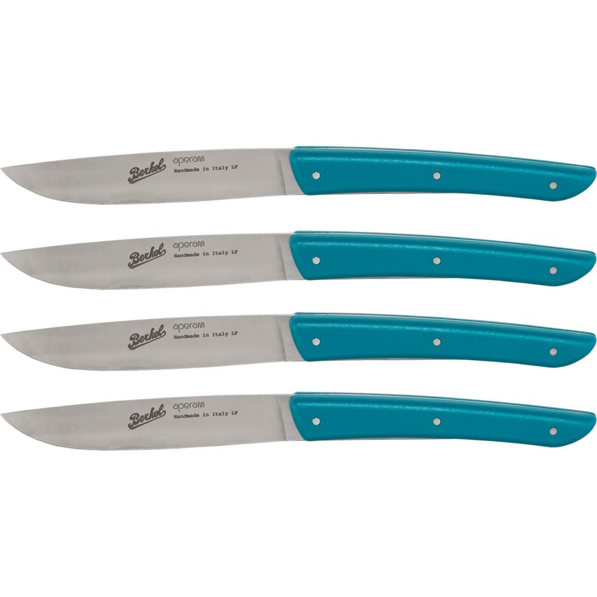 Berkel Besteck-Set Steakmesser-Set 4-tlg. Color blu petrolio