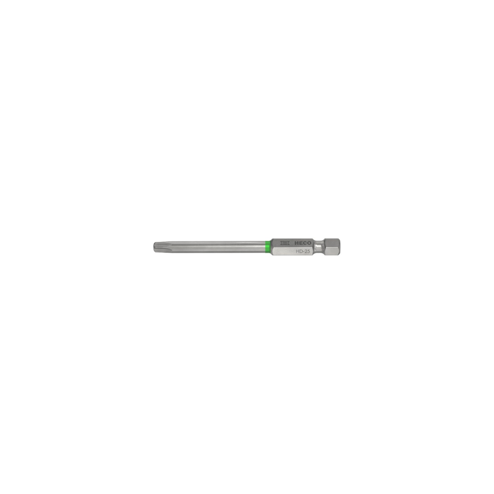 Heco Torx-Bit HECO Langbits, HECO-Drive, HD-25, Farbring: grün, im Blister 3 Stk