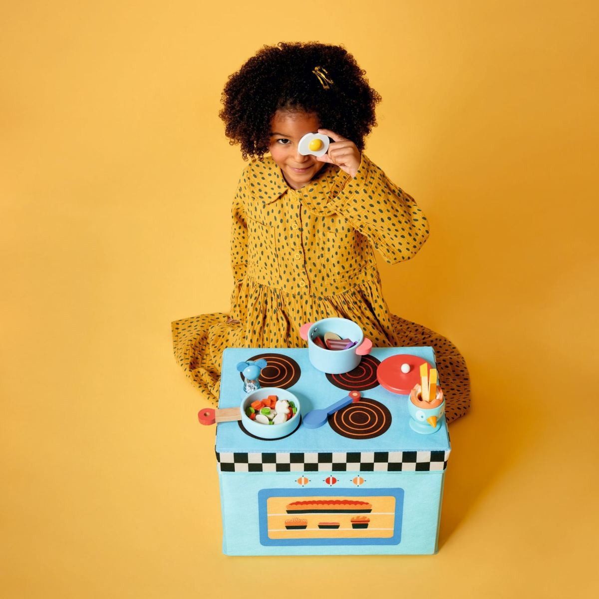 DJECO Spielzeugtruhe Aufbewahrungsbox und Spielherd 2-in-1 Spielzeugbox 35 günstig online kaufen