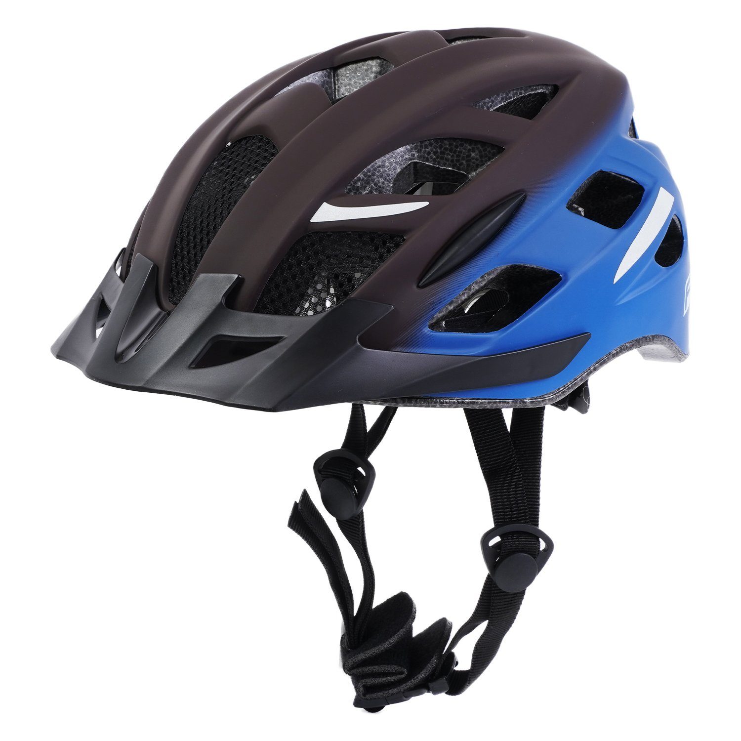 fischer Fahrradhelm Fahrradhelm Urban Jaro S / M einstellbar, Radhelm Fahrrad  Helm, auch für MTB oder Sport-Helm, Kopfumfang 52cm bis 59cm, einstellbar  mit beleuchtetem Innenring-System