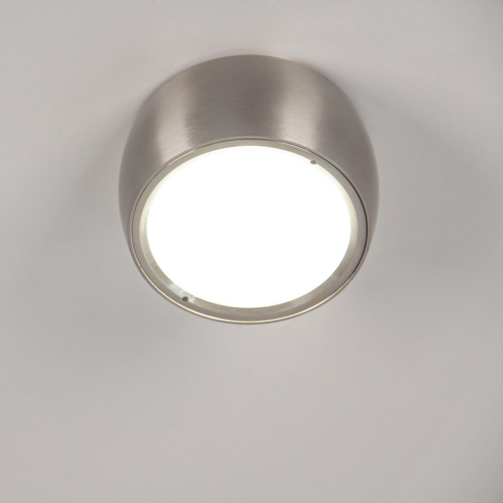 Deckenleuchte Warmweiß LED Alu-Gebürstet, Beam Linse Ø Deckenleuchte s.luce 8cm mit