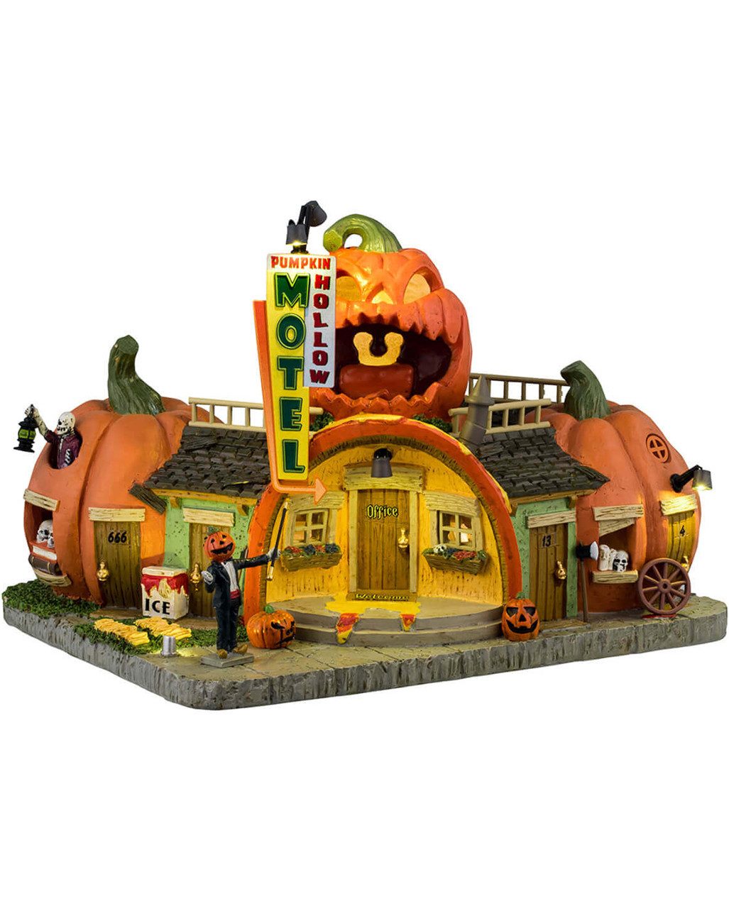 LeMax Dekofigur Pumpkin Hollow Motel - Lemax Spooky Town
