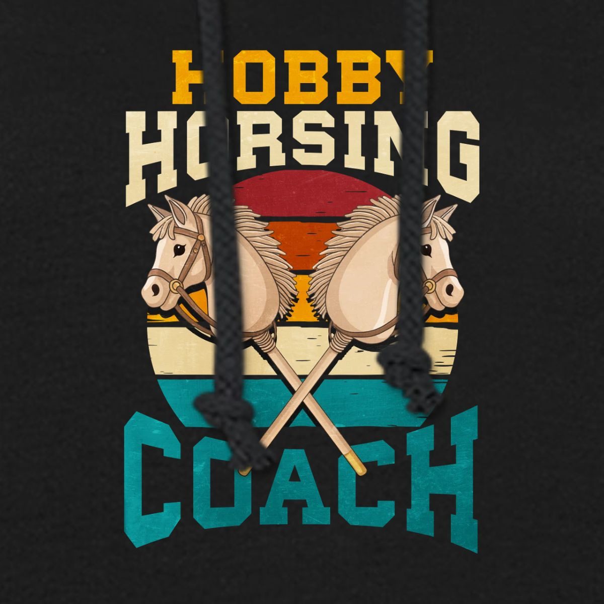 Spreadshirt Hoodie Hobby Horsing Coach Steckenpferd Trainer Damen Hoodie (1-tlg)