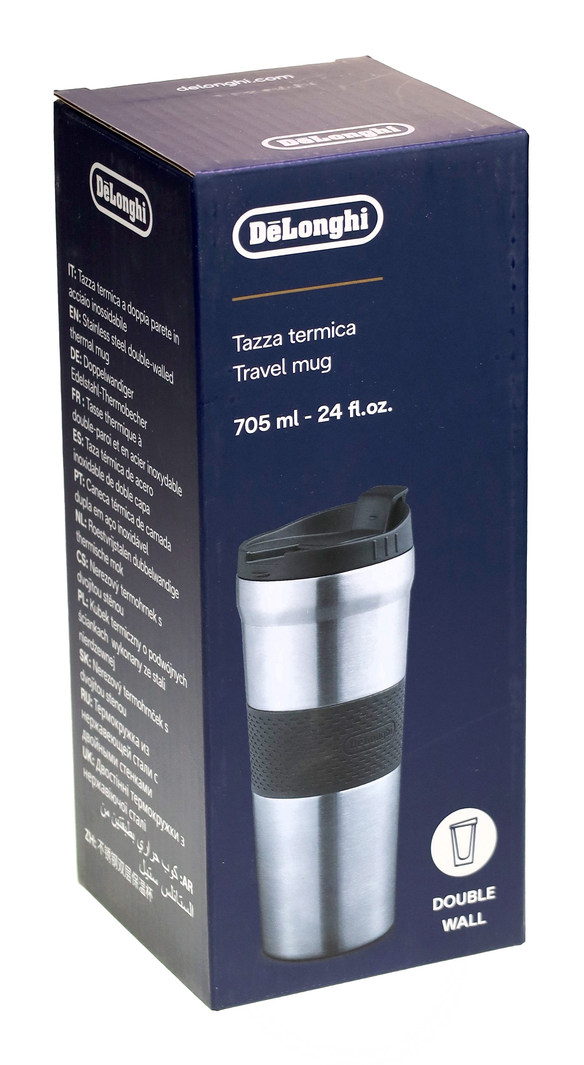 De'Longhi Thermobecher DeLonghi AS00006840 DLSC083 Doppelwandiger Reisebecher, Isolierbecher