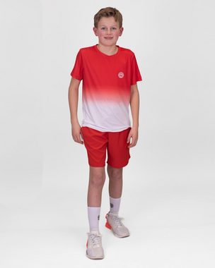 BIDI BADU Tennisshirt Crew Tennisshirt für Jungs in Rot
