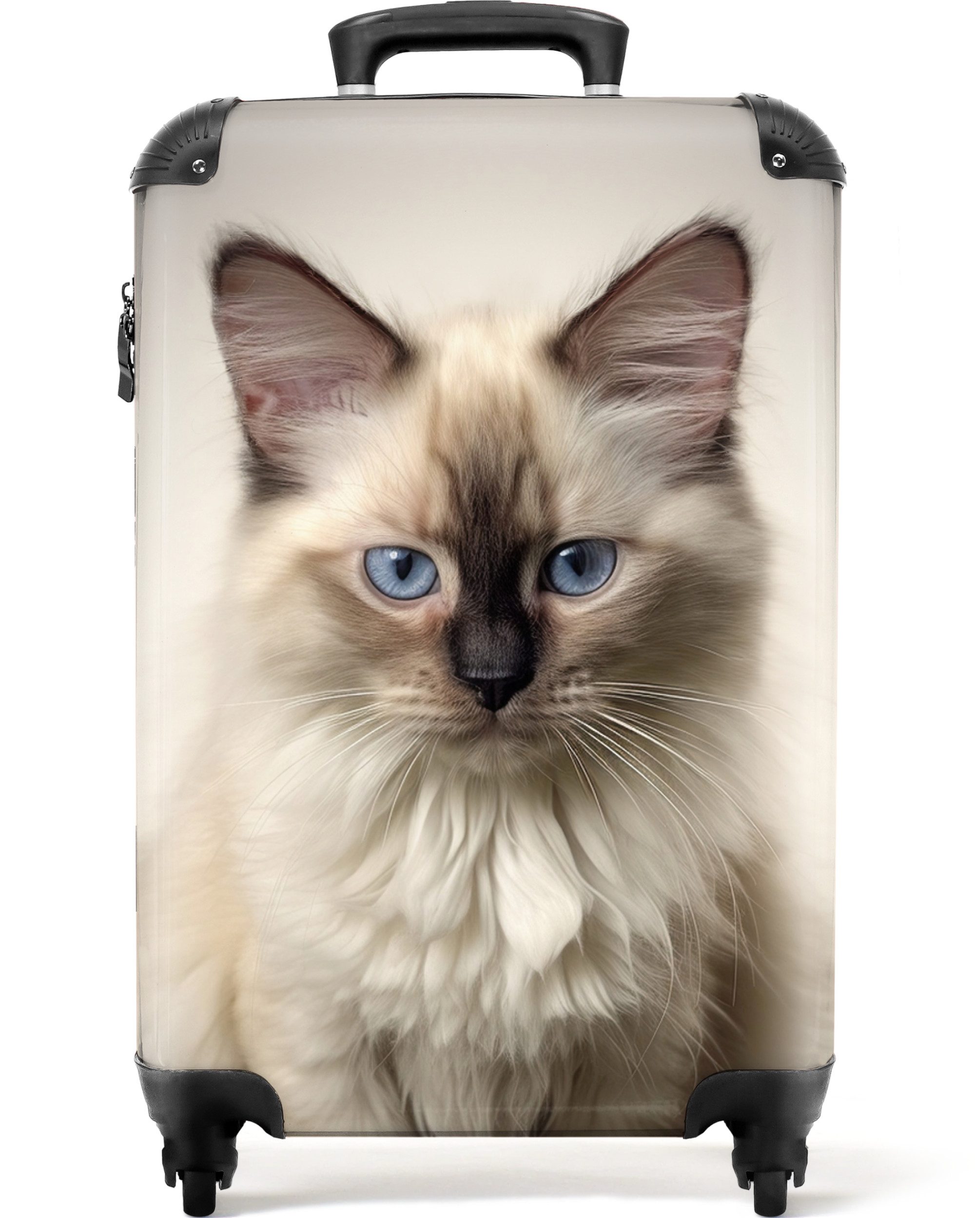 NoBoringSuitcases.com© Hartschalen-Trolley Katze - Tiere - günstig online kaufen