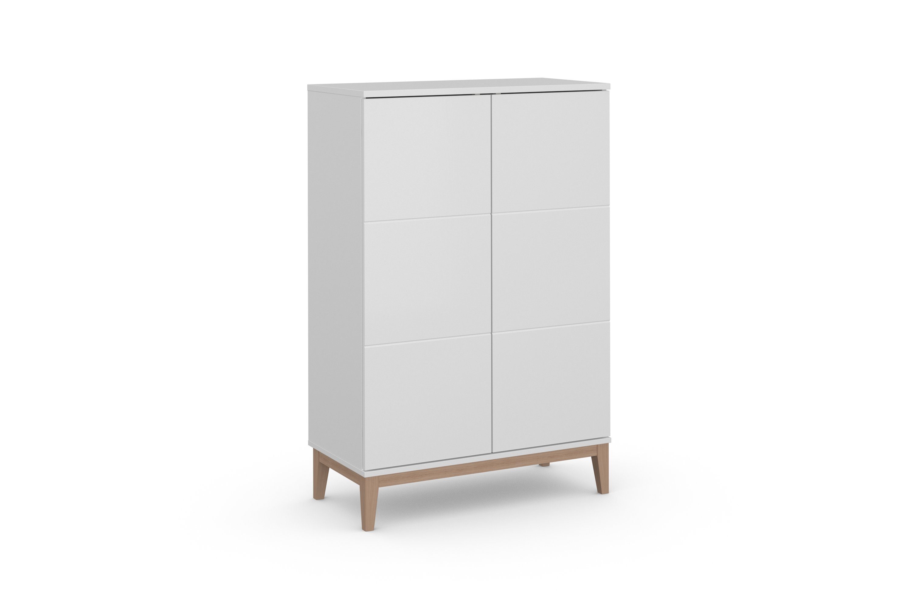 OTTO home Highboard Maryd (1 St), Hochkommode mit Untergestell in Holzoptik