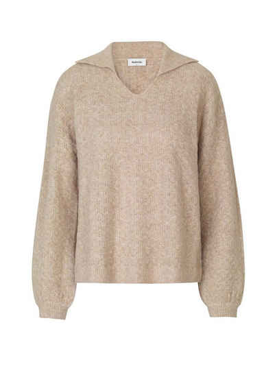 Modström Strickpullover Damen Strickpullover ALVES MD V-NECK (1-tlg)