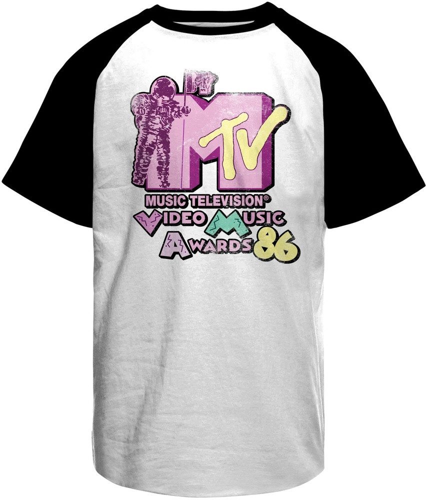 MTV T-Shirt MTV Video Music Awards 86 Baseball T-Shirt