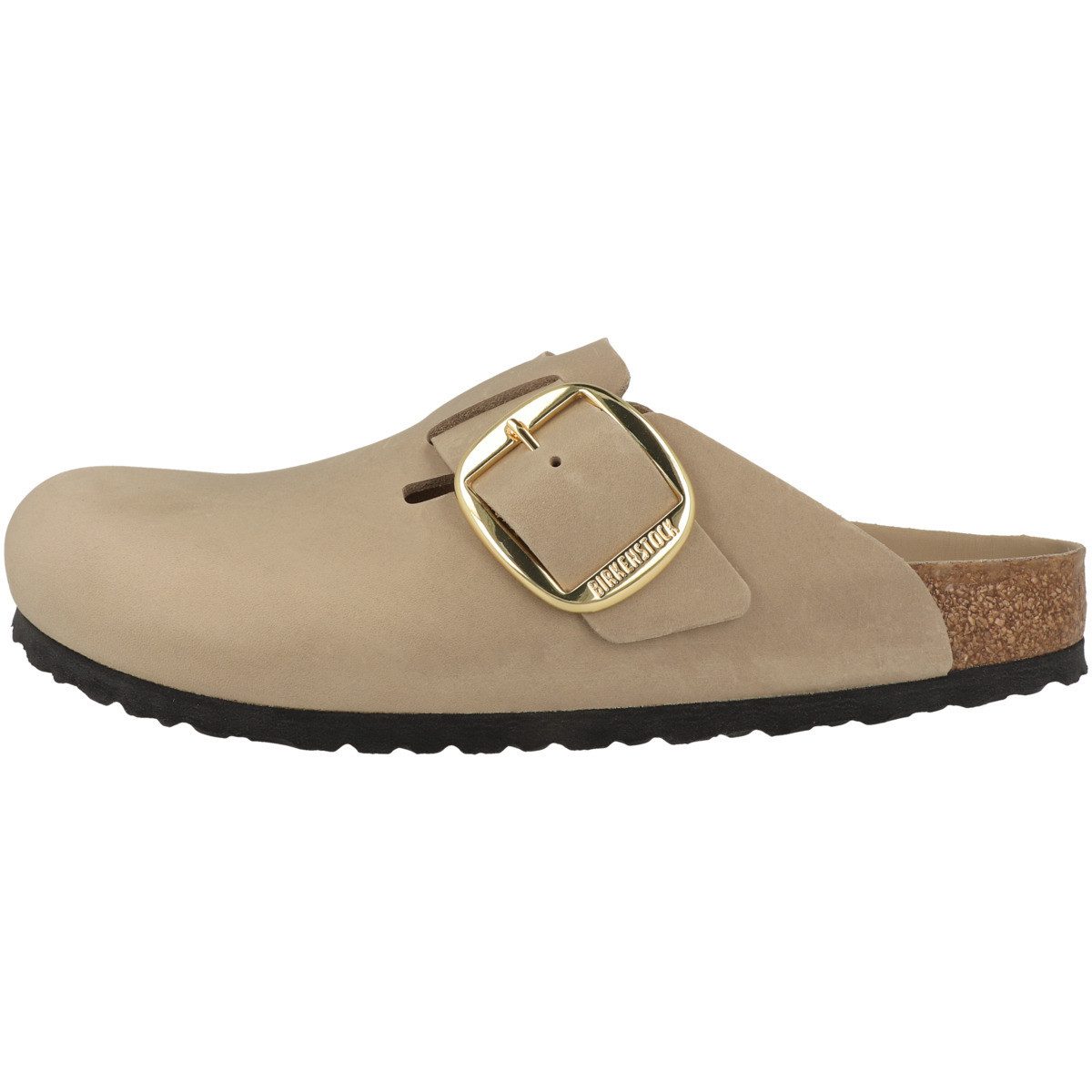 Birkenstock Boston Big Buckle Nubukleder geölt schmal Damen Clog Sandalen, Hausschuhe, Pantoletten, Badeschuhe, Gartenschuhe
