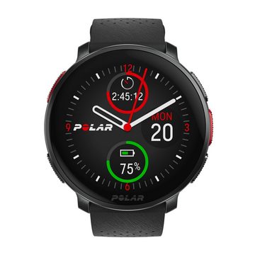 Polar VANTAGE V3 Smartwatch (3,5 cm/1,39 Zoll), Premium-Multisportuhr Silikon-Armband S-L