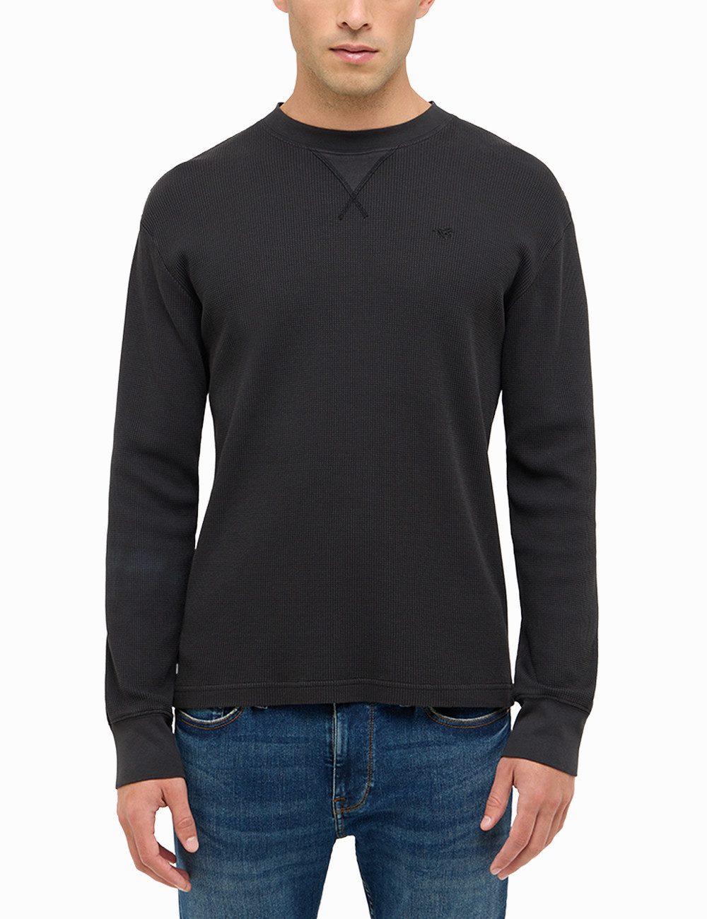 MUSTANG Langarmshirt Herren Style Asheville günstig online kaufen