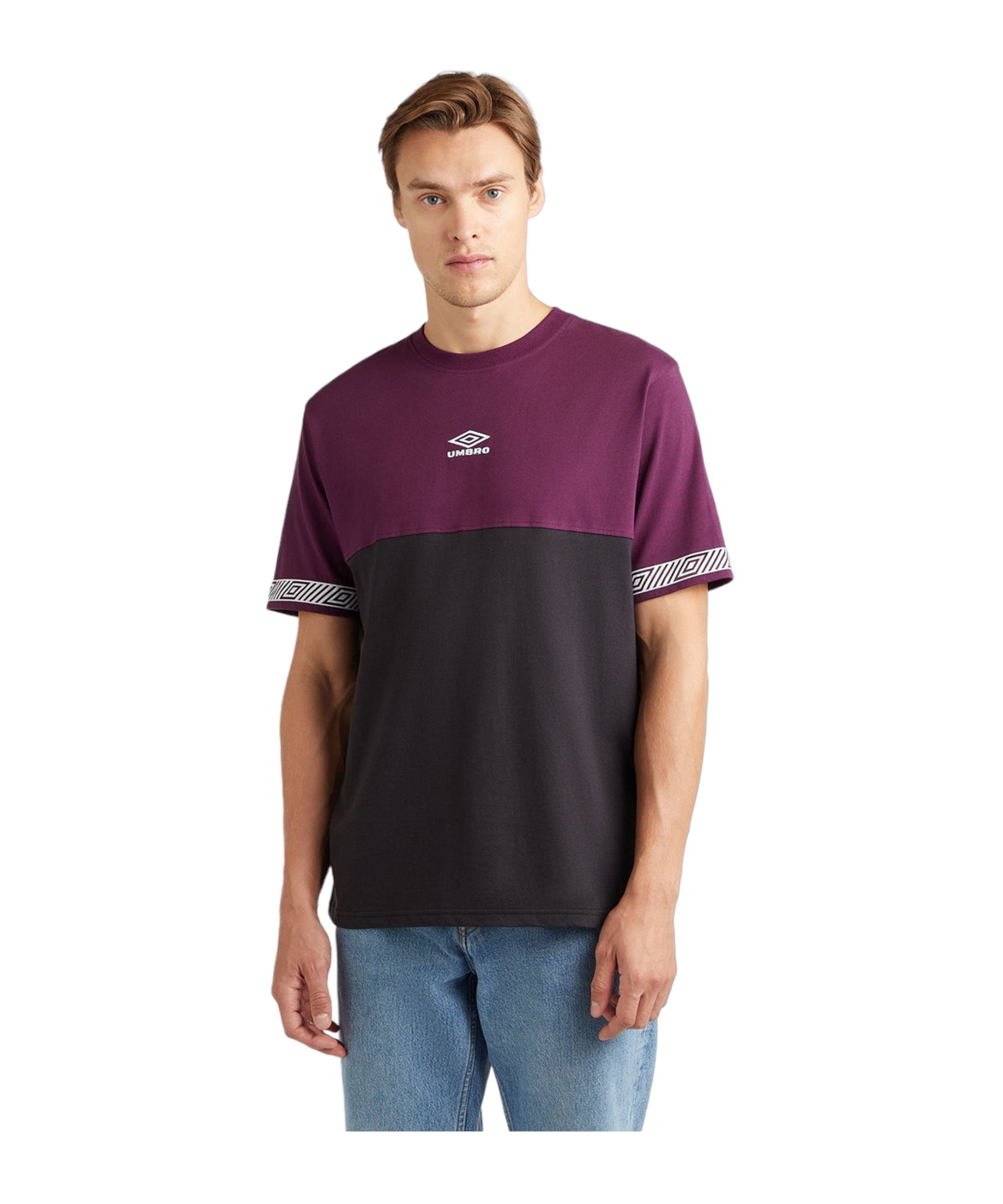 Umbro T-Shirt Sports Style Club Crew T-Shirt default lilaschwarz | T-Shirts