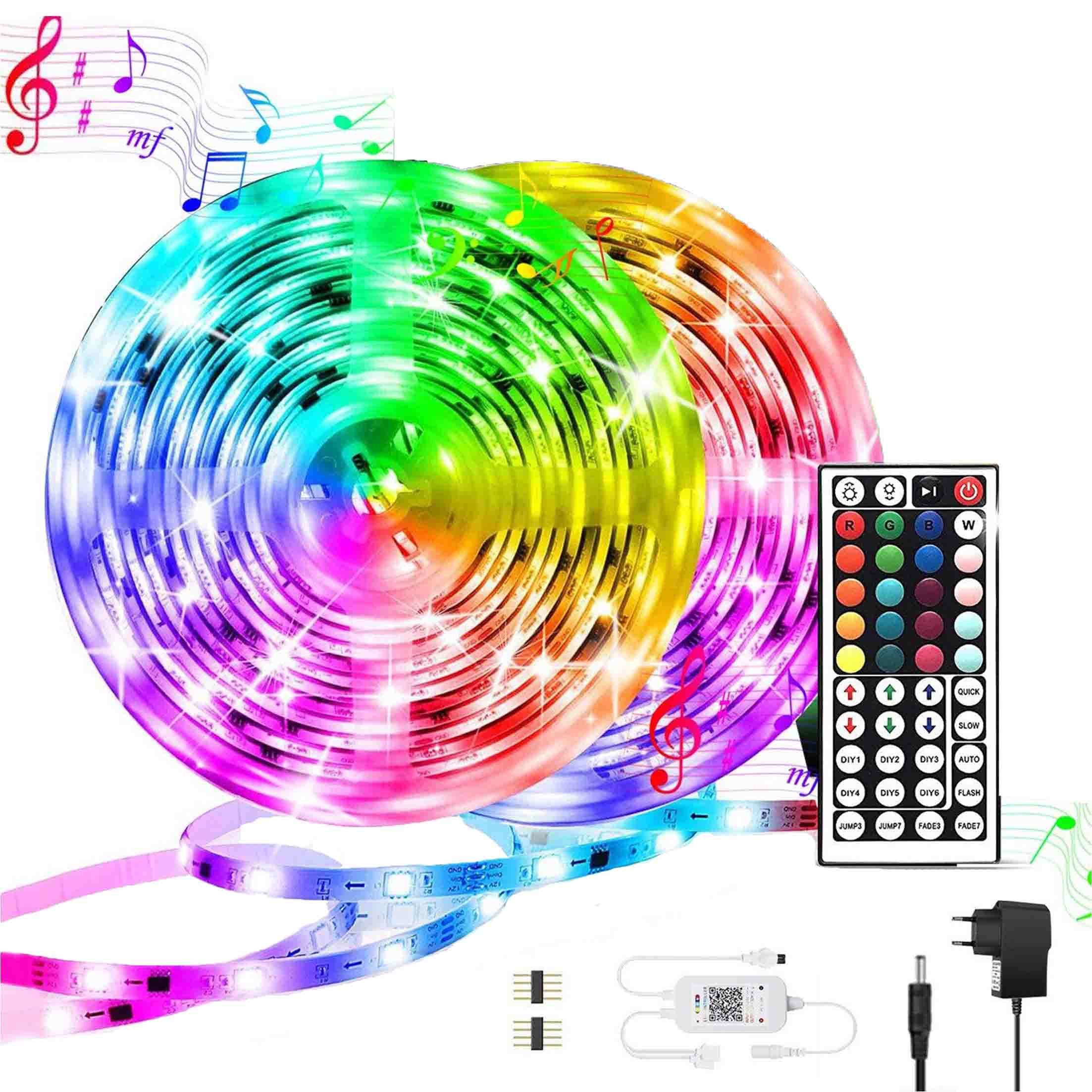 KINSI LED Stripe LED- Streifen, Lichtstreifen, RGB, Lichterketten, 5, 10, 1 günstig online kaufen