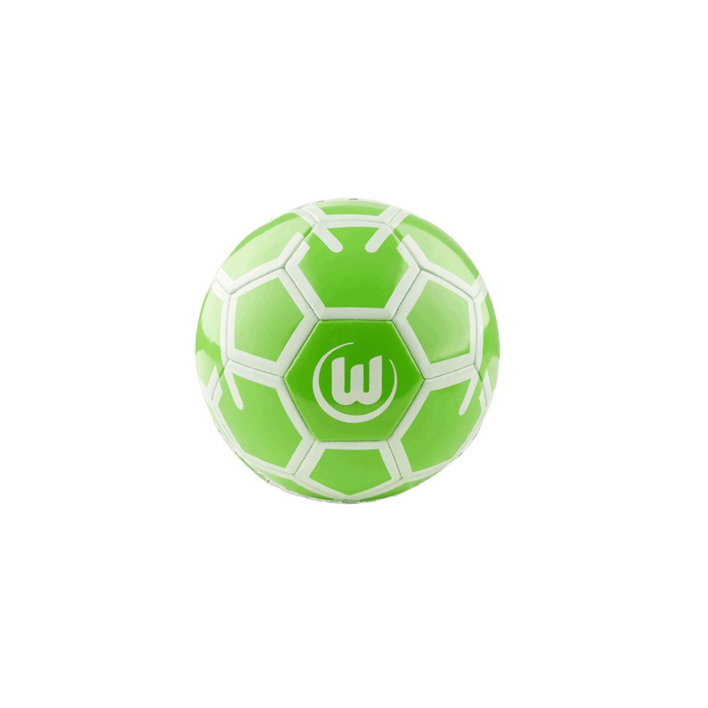 VfL Wolfsburg Fußball VfL Wolfsburg Ball Logo grün-weiß Gr. 1
