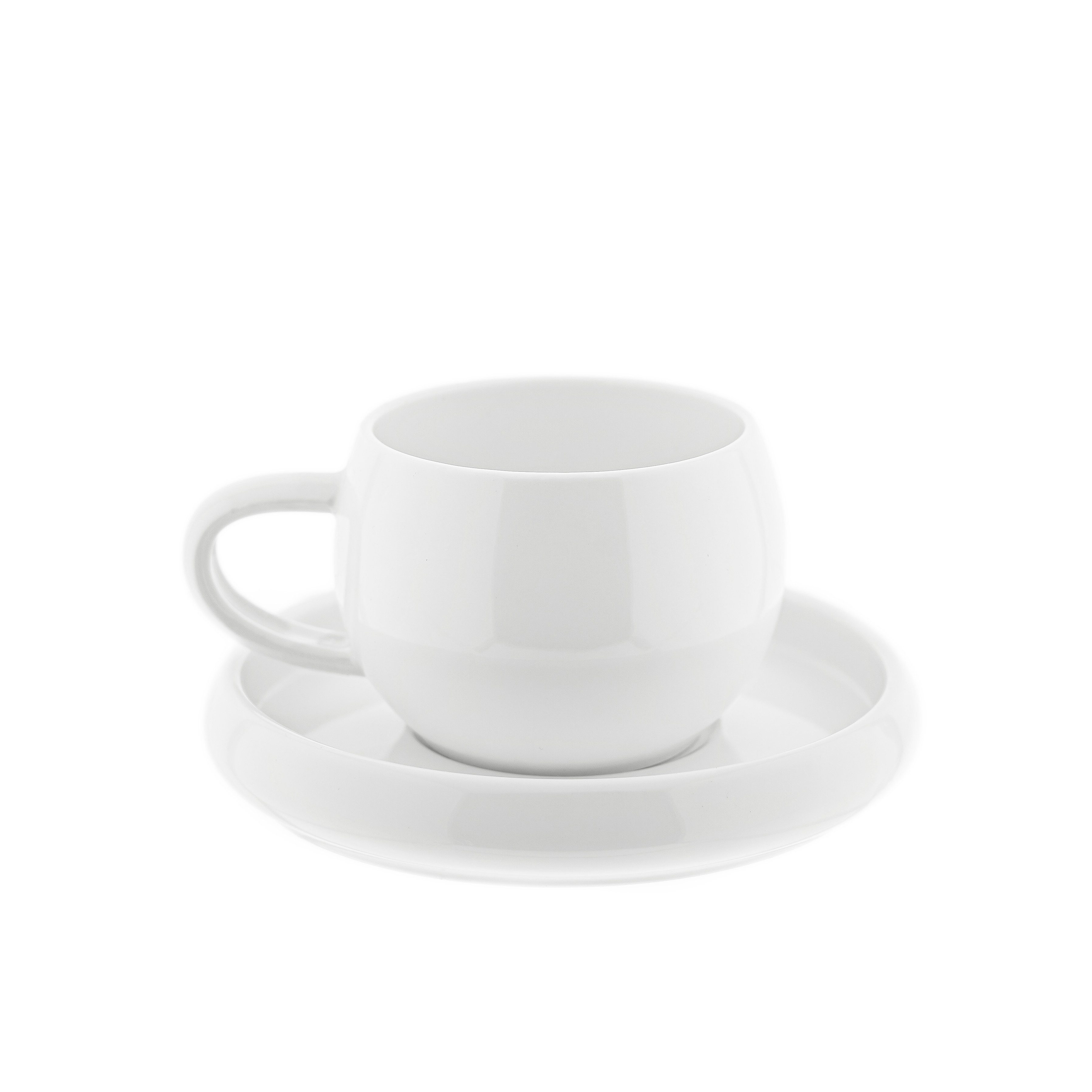 Almina Kaffeeservice Lissa Bonna Kaffeetassen mit Untertellern (12-tlg), 6 Personen, Porzellan, 12-teiliges-Set