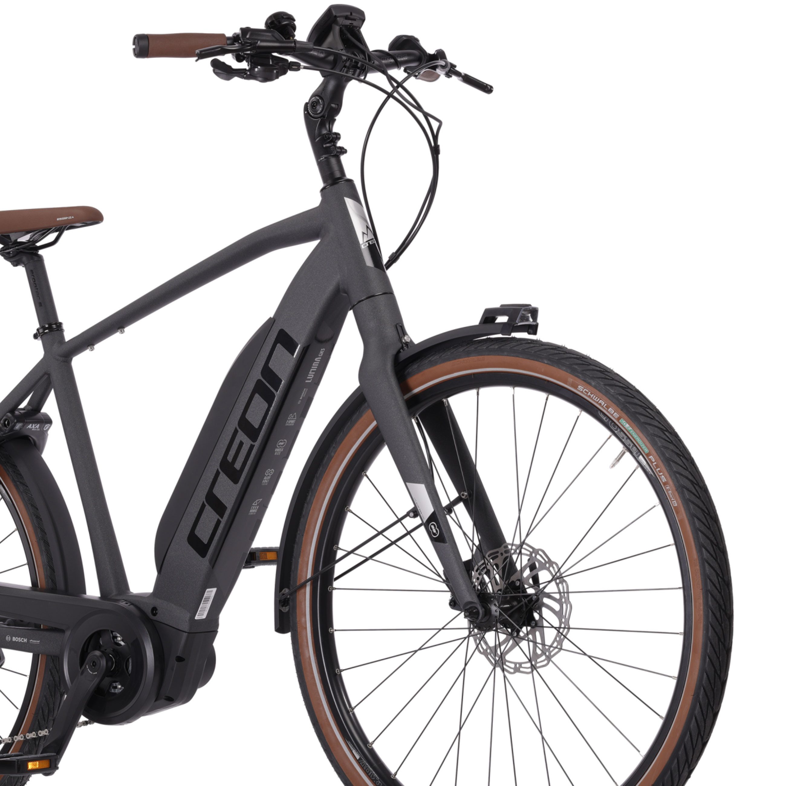 Airtracks E-Bike Trekkingrad 28" E-Bike Herren Trekking Bike LUMINA GX 3 BOSCH PERFORMANCE LINE, 10 Gang SHIMANO XT RD T8000 SGS Schaltwerk, Kettenschaltung, Mittelmotor, 500 Wh, (POWERPACK), Display BOSCH INTUVIA Trekking Bike - 52cm 56cm 60cm