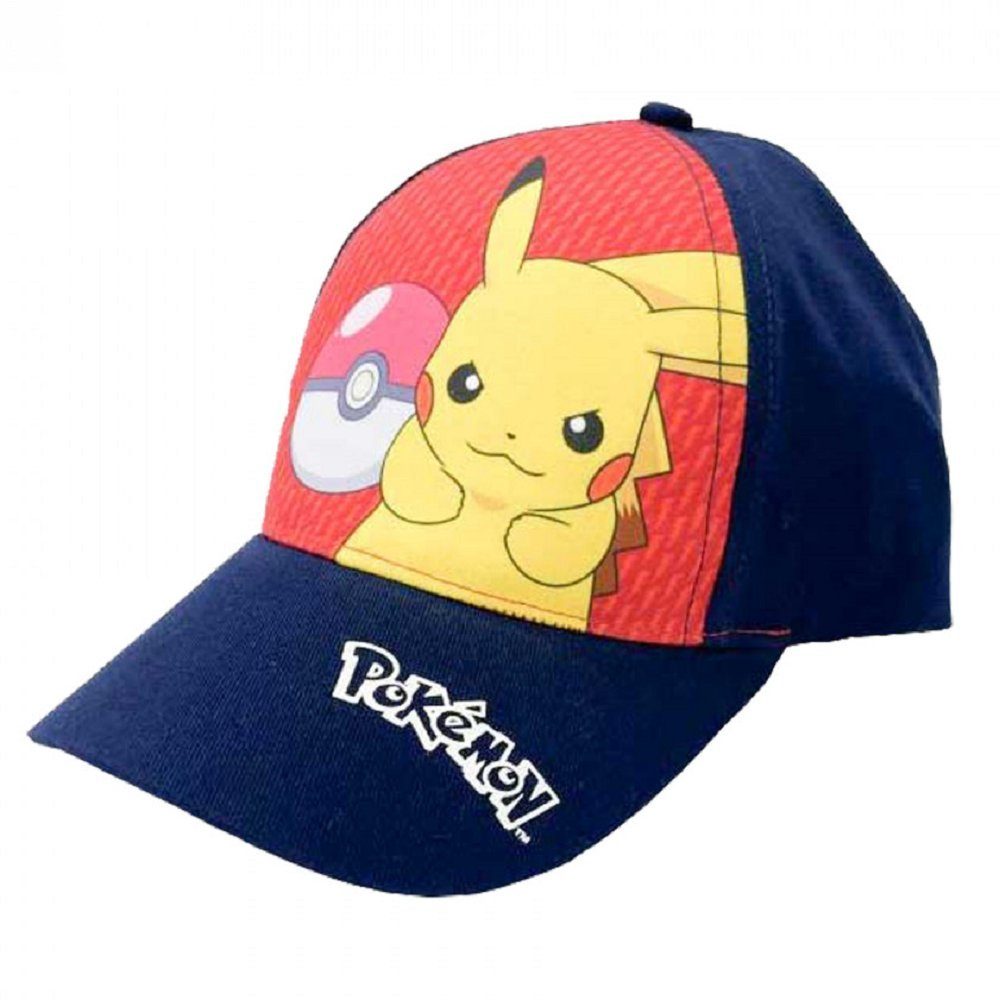 DIFUZED Baseball Cap Pokémon Cap Kappe Kopfbedeckung Pikachu Pokéball 52-54 cm