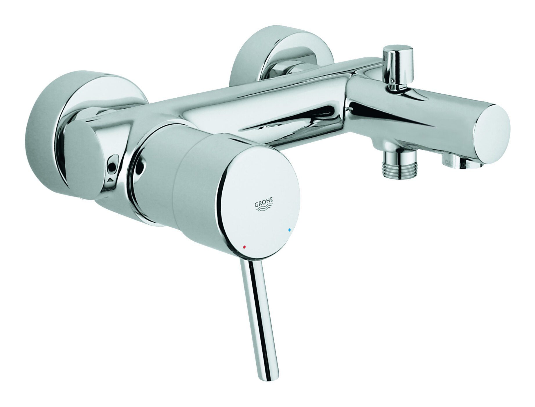 Grohe Wannenarmatur Concetto Einhand-Wannenbatterie Aufputz - Chrom