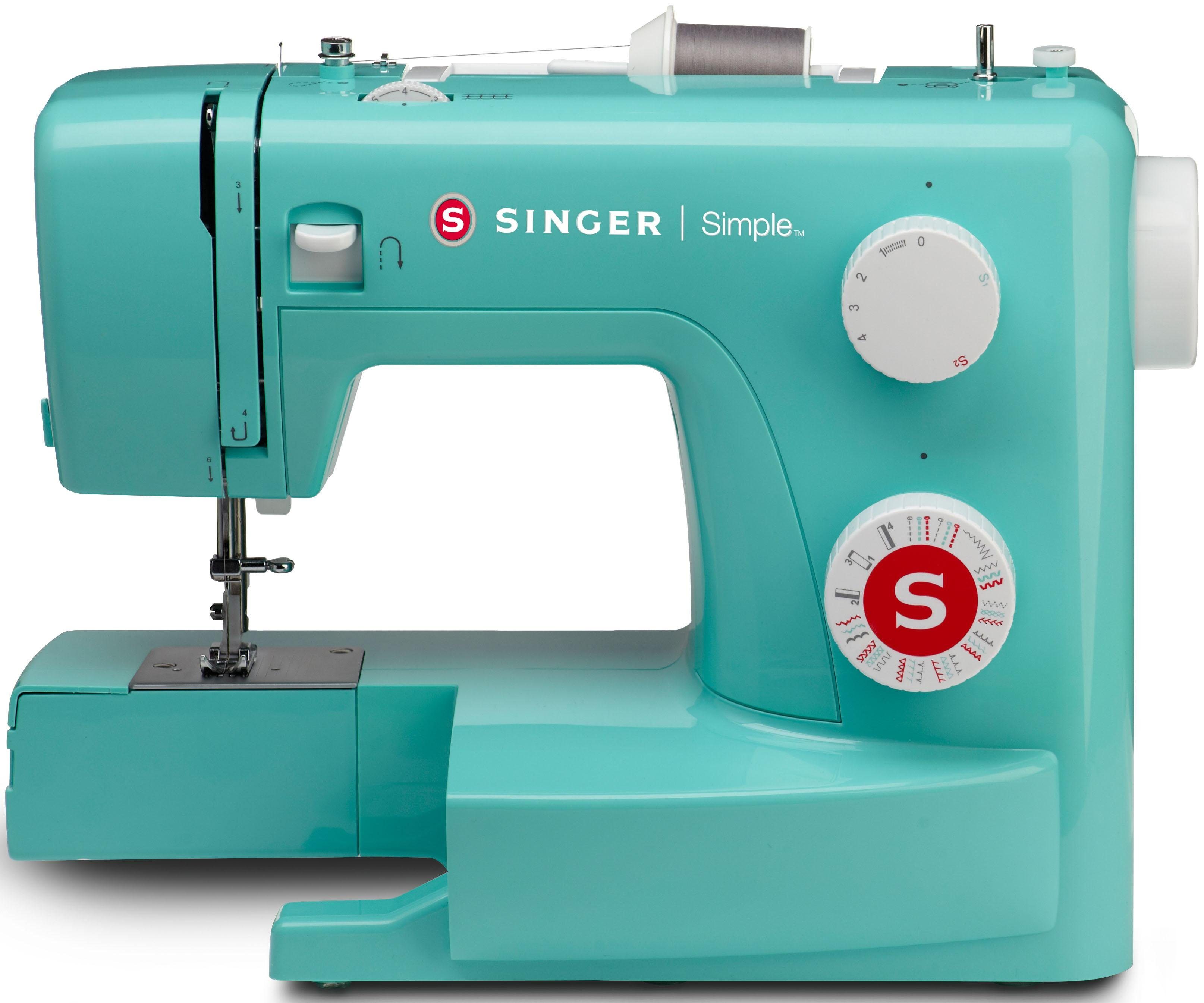 Singer Nähmaschine Simple 3223G, 23 Programme, 23 Stiche