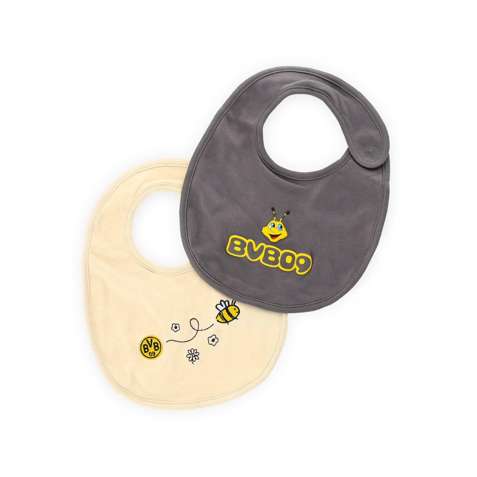 BVB Erstausstattungspaket BVB Lätzchen-Set Bienen Baby (Set, 1-tlg., 2er Lätzchen-Set)