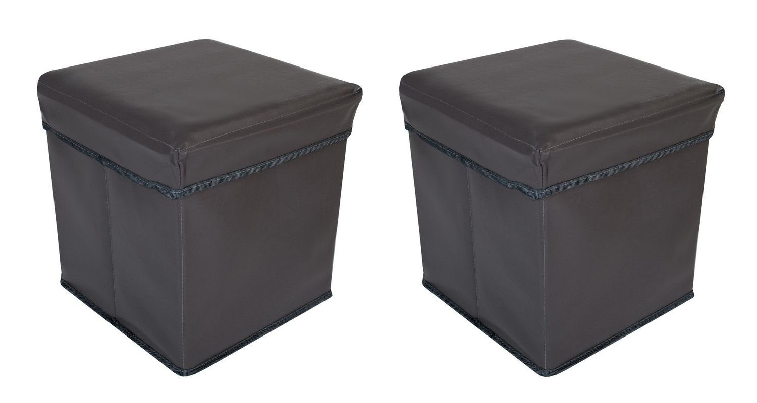 TLW direkt Gartenbank 2x Faltbarer Sitzwürfel günstig online kaufen