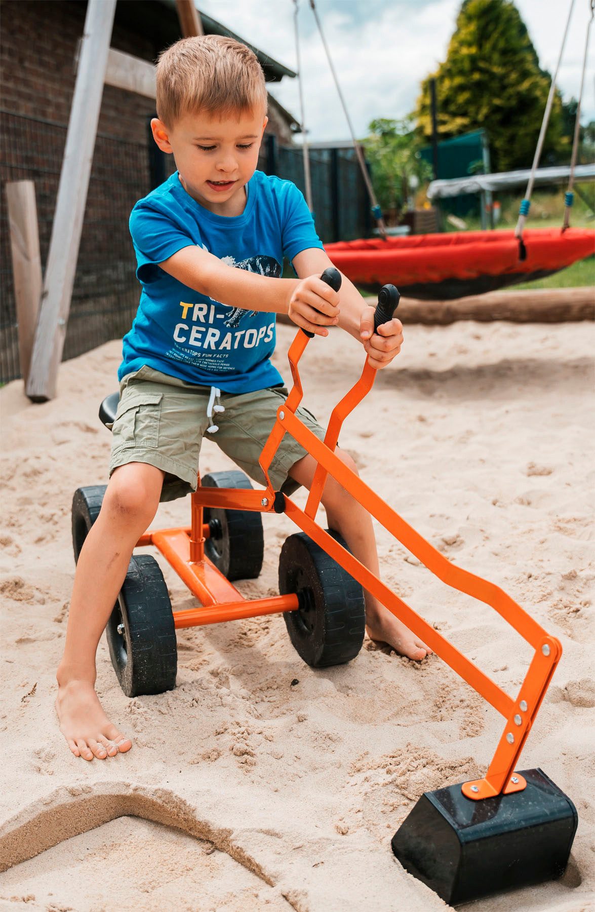 Small Foot Spielzeug-Bagger, mit Rädern, zum günstig online kaufen