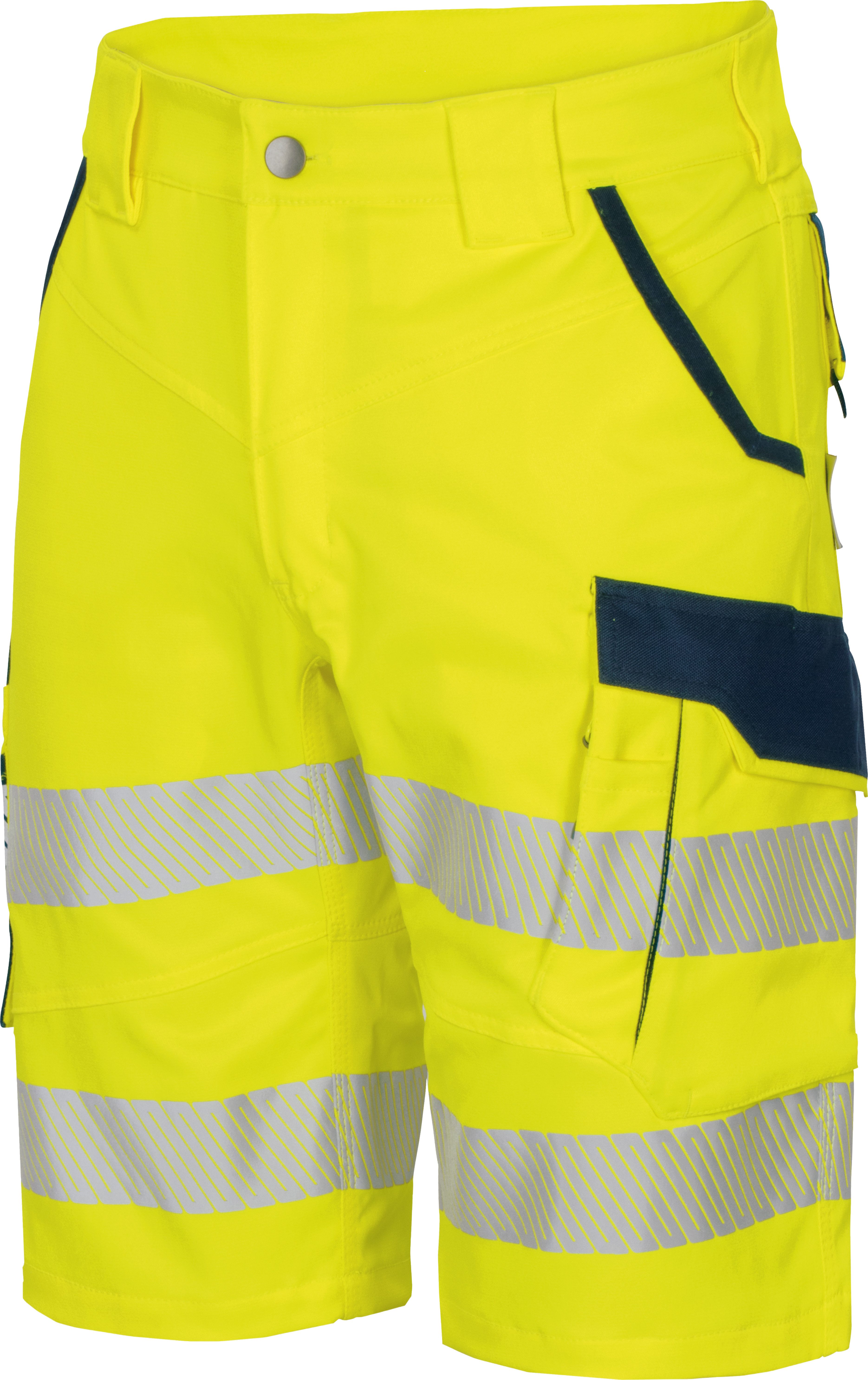 vizwell Arbeitsshorts kurze Warnschutz Arbeitshose HiVis günstig online kaufen