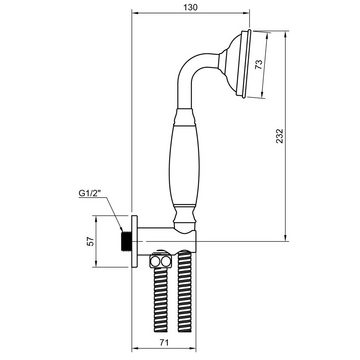 PaulGurkes Duscharmatur PGSETDU1-ZR