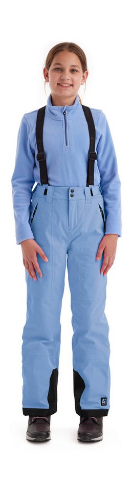 Killtec Skihose Girls Skihose 242 Wasserdicht, atmungsaktiv, abnehmbare Träger, rutschfester Schneefang