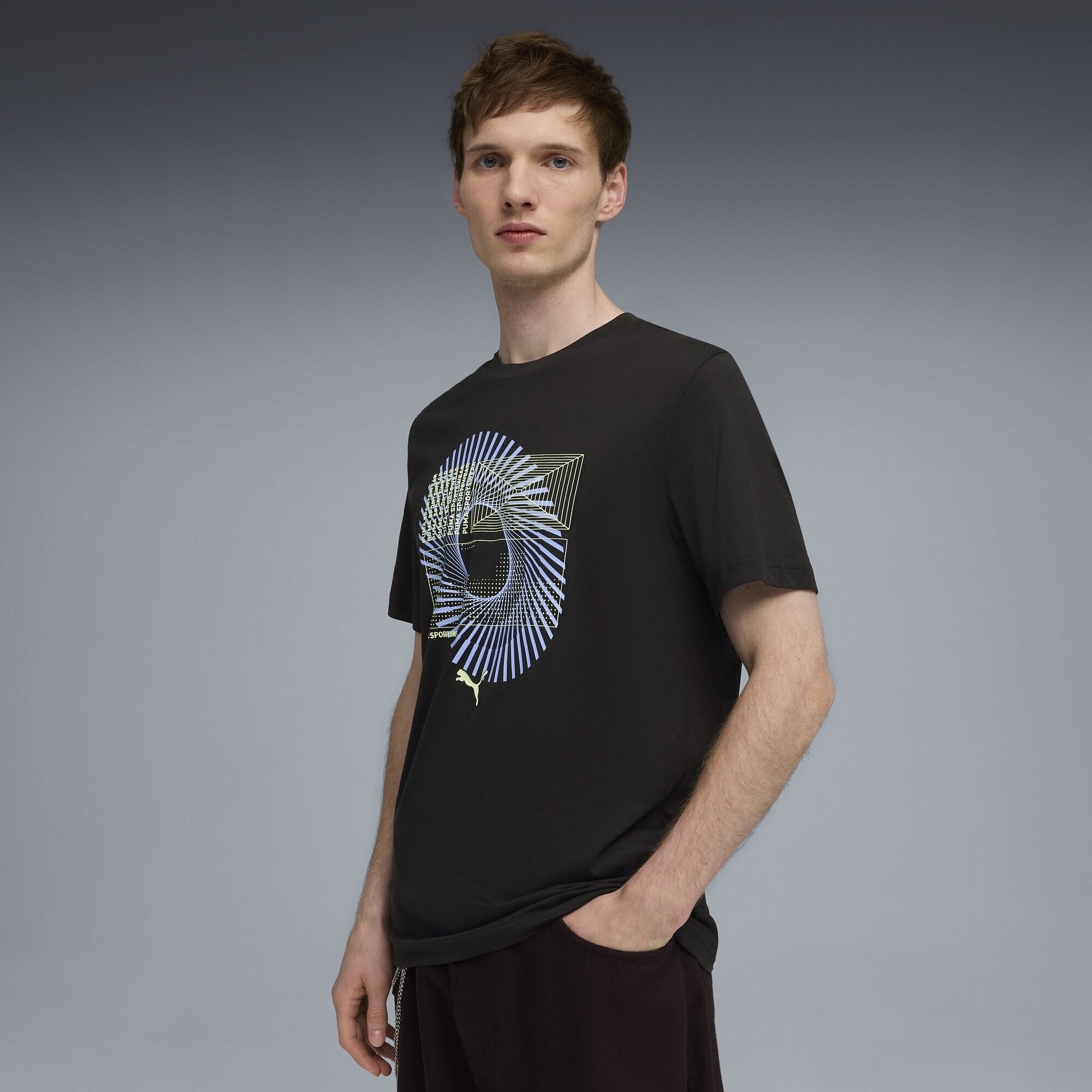 PUMA T-Shirt Graphic Circular T-Shirt Herren