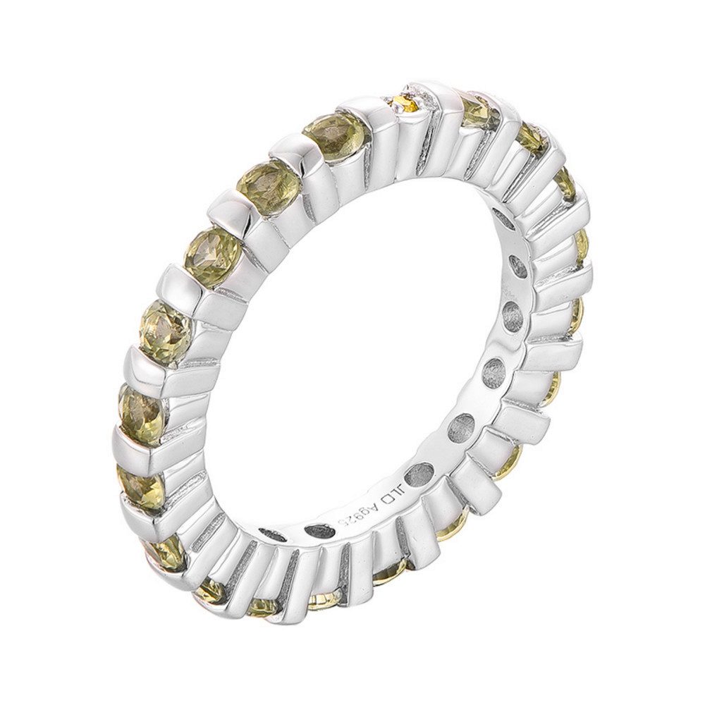 Cavill Diamantring Cavill Ring 925 Sterlingsilber mit 1,20 ct Peridot & Diamant (1-tlg)