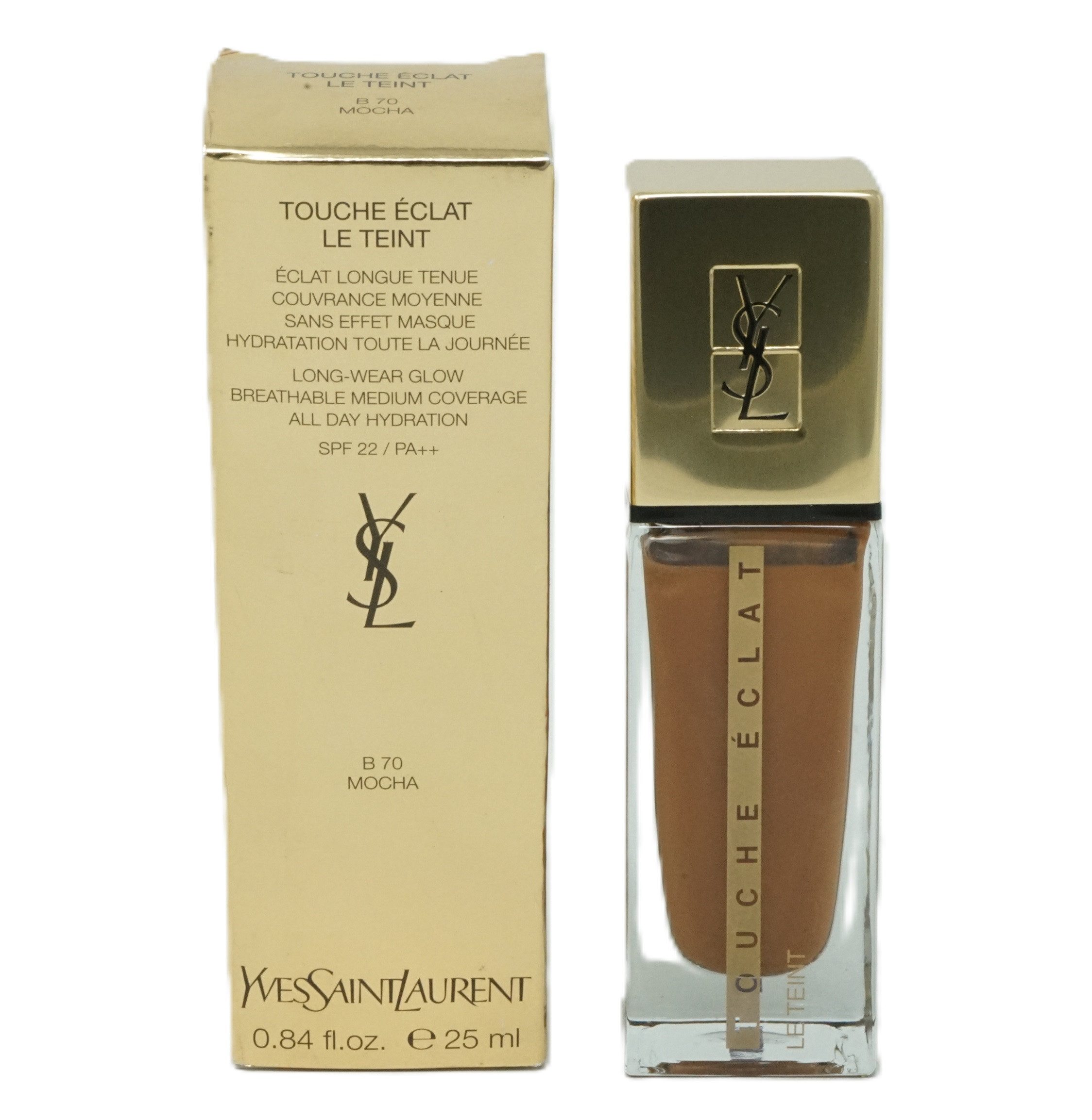 YVES SAINT LAURENT Foundation Yves Saint Laurent Touche Eclat Le Teint Foundation B70 Mocha