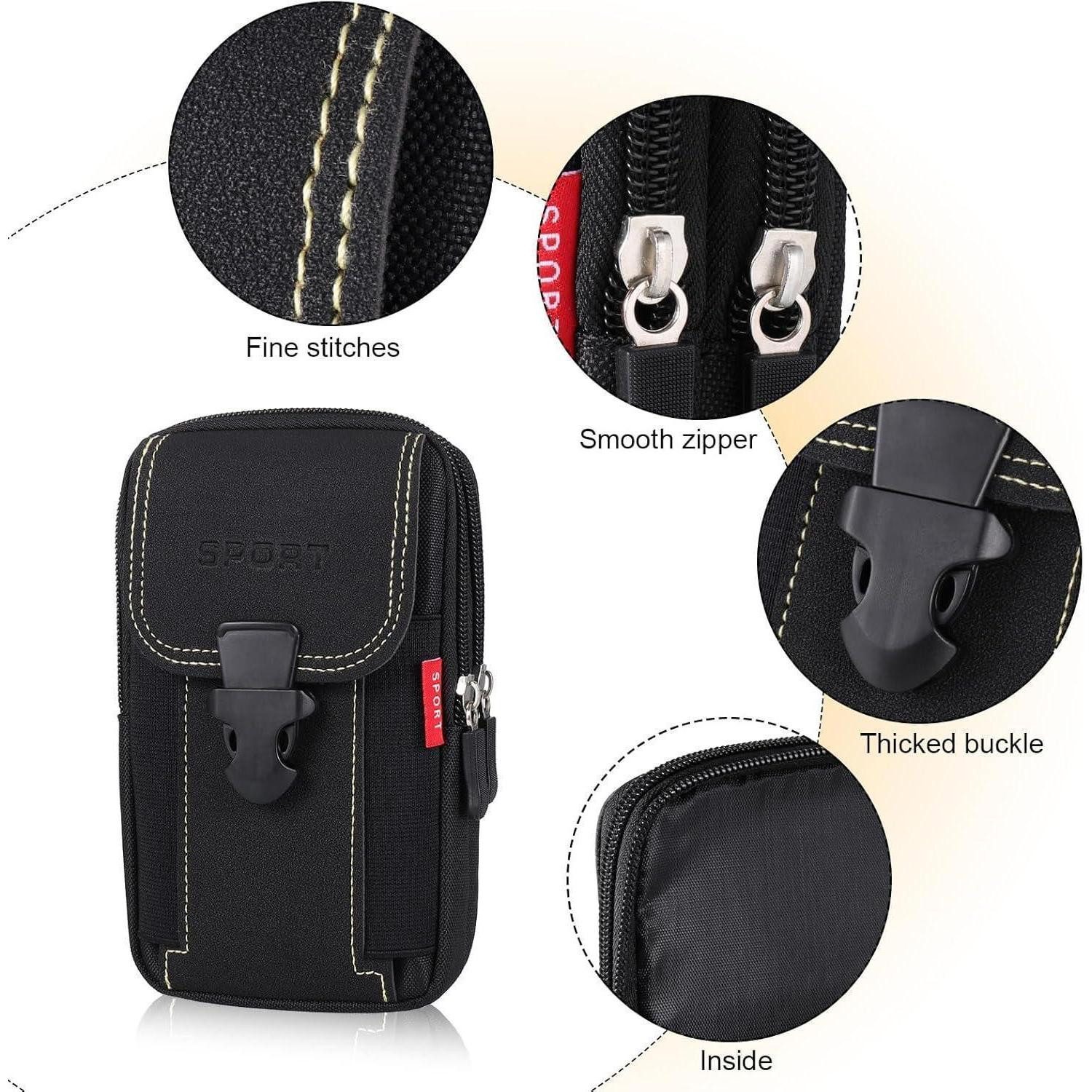 LuxusKollektion Gürteltasche Gürteltasche Herren klein Taktische Hüfttasche Multifunktional – Bild 4 von 5