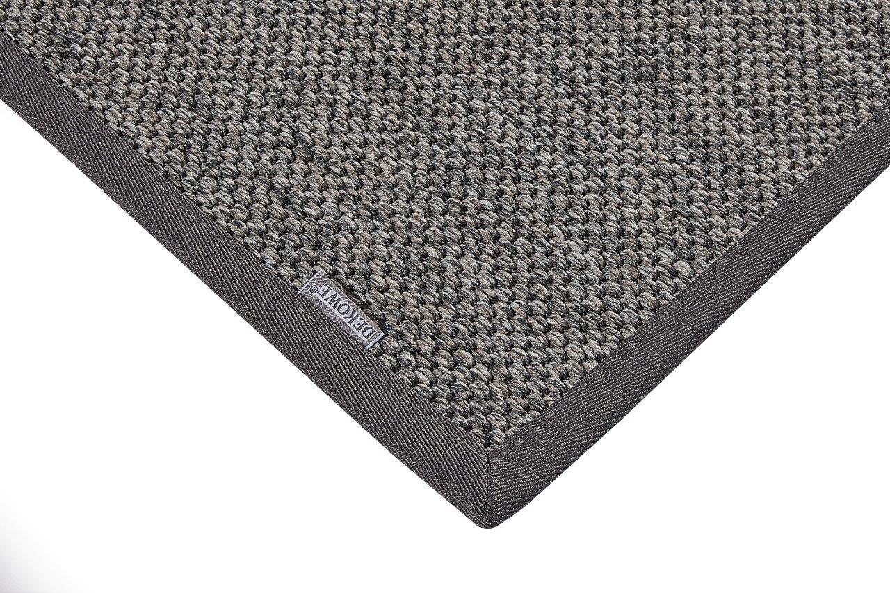 Teppich Naturino Prestige, Dekowe, rechteckig, meliert, graphit Outdoor In- Flachgewebe, mm, Höhe: 10 geeignet und Optik, Sisal