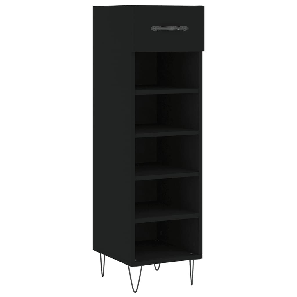 vidaXL Schuhschrank Schuhschrank Schwarz 30x35x105 cm günstig online kaufen