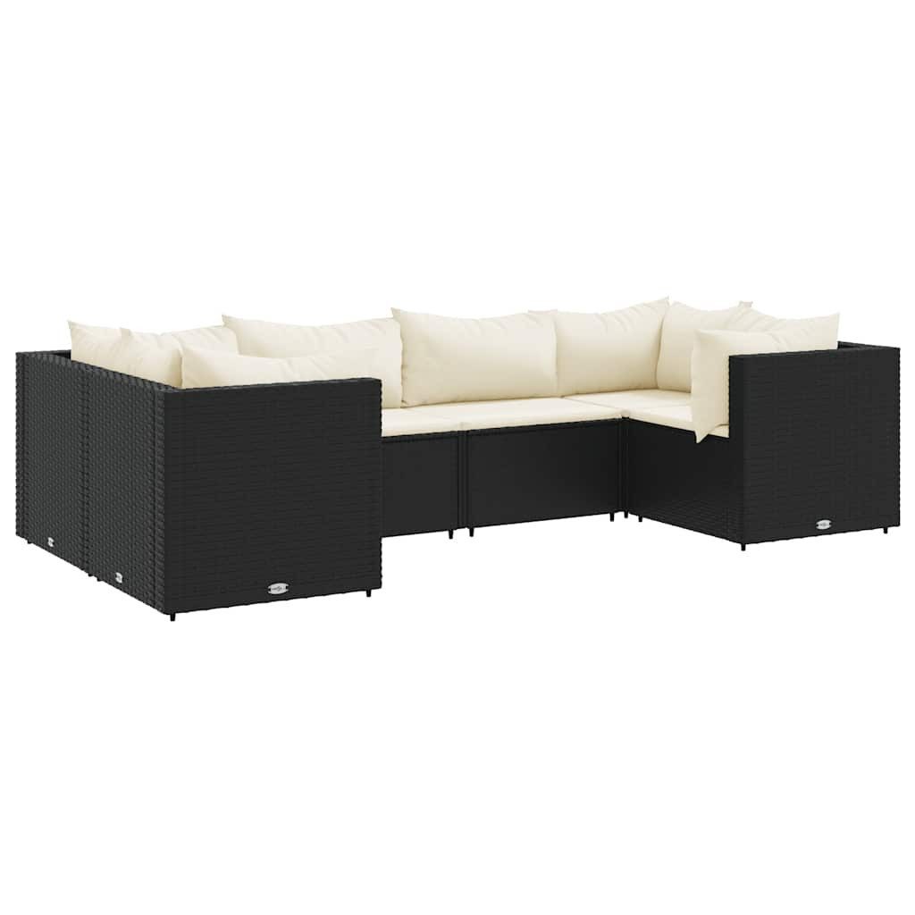vidaXL Gartenlounge-Set 6-tlg. Garten-Lounge-Set mit Kissen günstig online kaufen