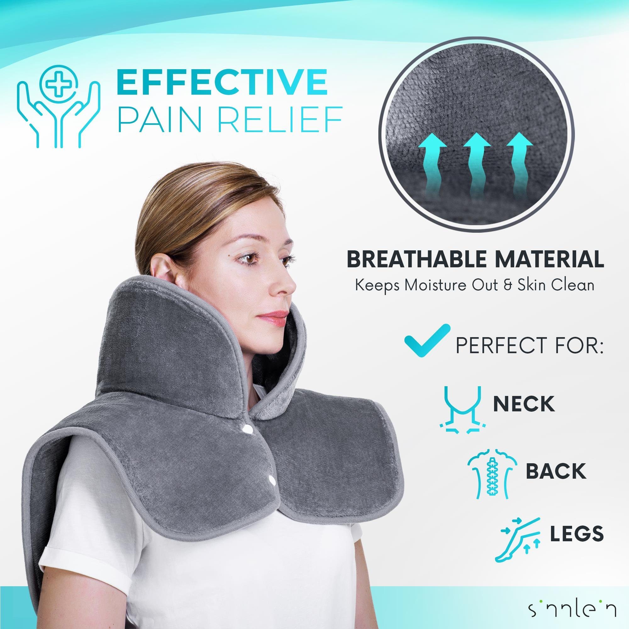 sinnlein Heizkissen elektrisches Wärmekissen 60 x 85 cm, 3 Stufen, für ...